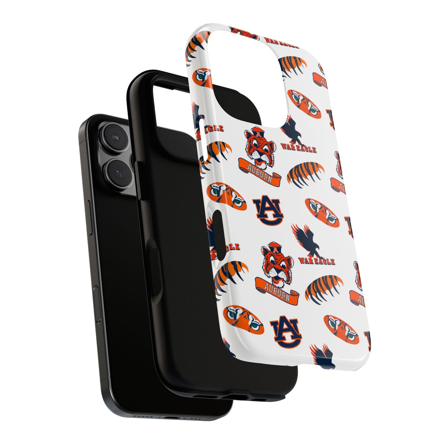 Auburn Fan Phone Case, Sports Team Accessory, Gift for Auburn Fans, Durable Cover, College Game Day