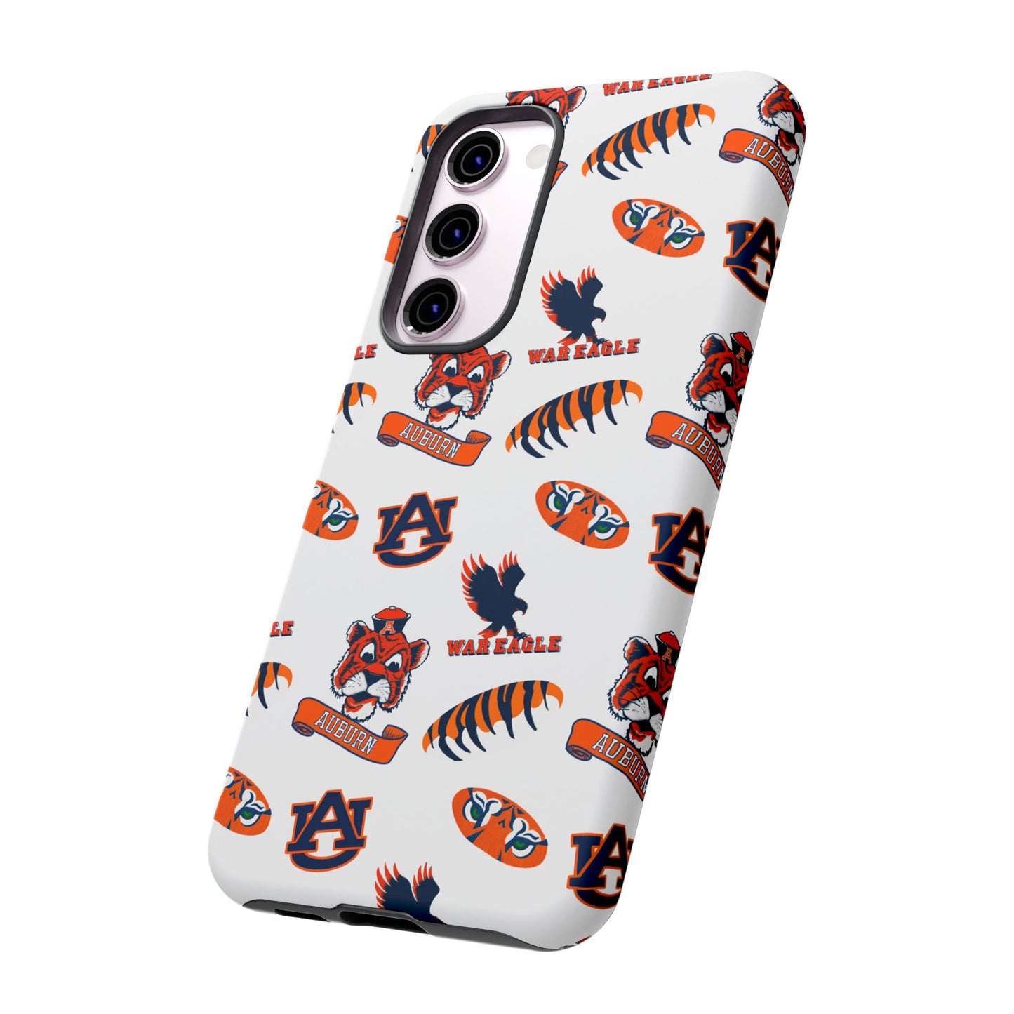 Auburn Fan Phone Case, Sports Team Accessory, Gift for Auburn Fans, Durable Cover, College Game Day