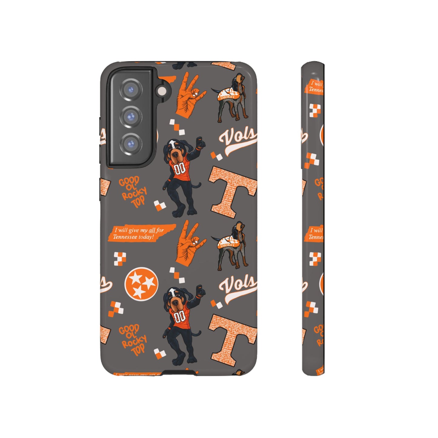 Tough Cases - Tennessee Fan Phone Case, Sports Team Accessory, Gift for Volunteers Fans, Durable Cover, College Game Day
