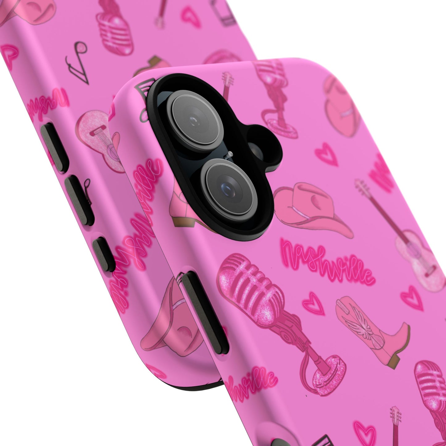 Pink Music Cases for Tough Love, Music Lover Gift, Phone Accessories, Cute Phone Covers, Stylish Cases for Women