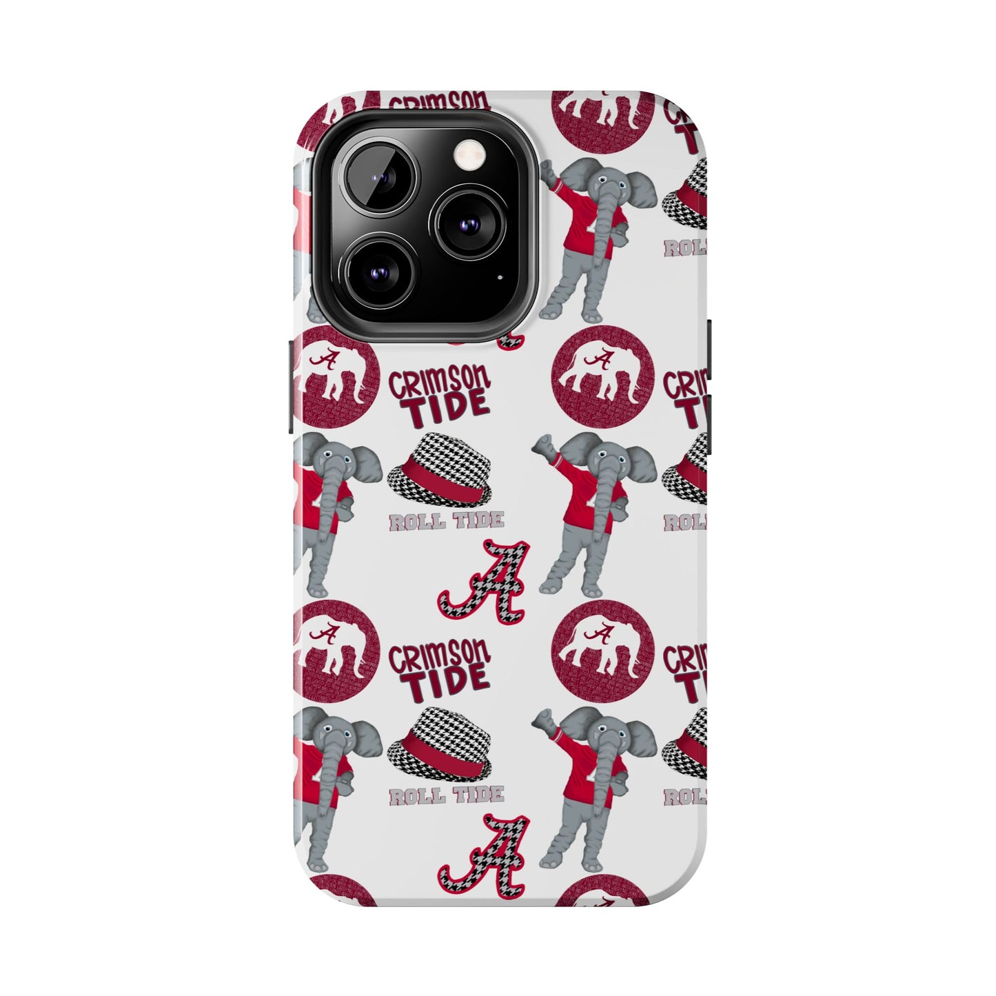 Alabama Crimson Tide Phone Case - Tough, Durable, Elephant Design, Sports Fan Accessories, College Team Gift, Graduation Presents