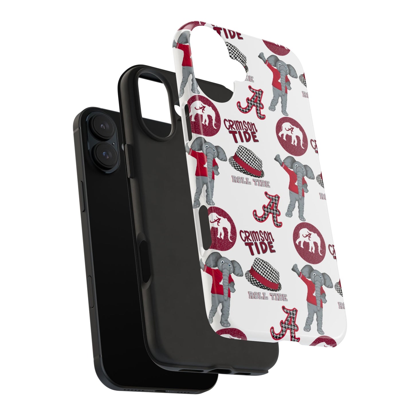 Alabama Crimson Tide Phone Case - Tough, Durable, Elephant Design, Sports Fan Accessories, College Team Gift, Graduation Presents