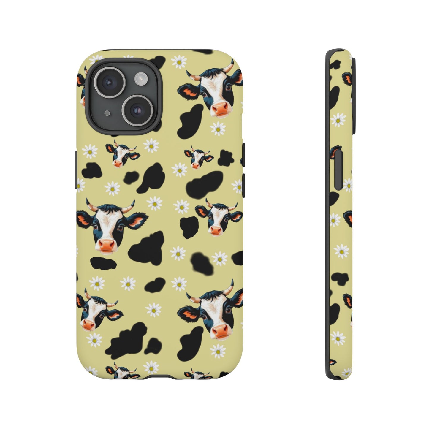 Cow Print Phone Case - Cute Protection for Animal Lovers, Gift for Farmhouse Decor, Cheerful Cow Design
