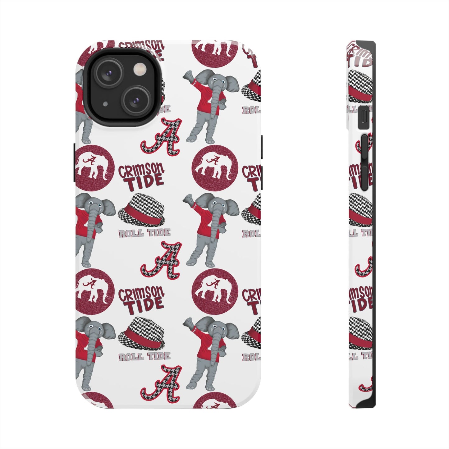 Alabama Crimson Tide Phone Case - Tough, Durable, Elephant Design, Sports Fan Accessories, College Team Gift, Graduation Presents