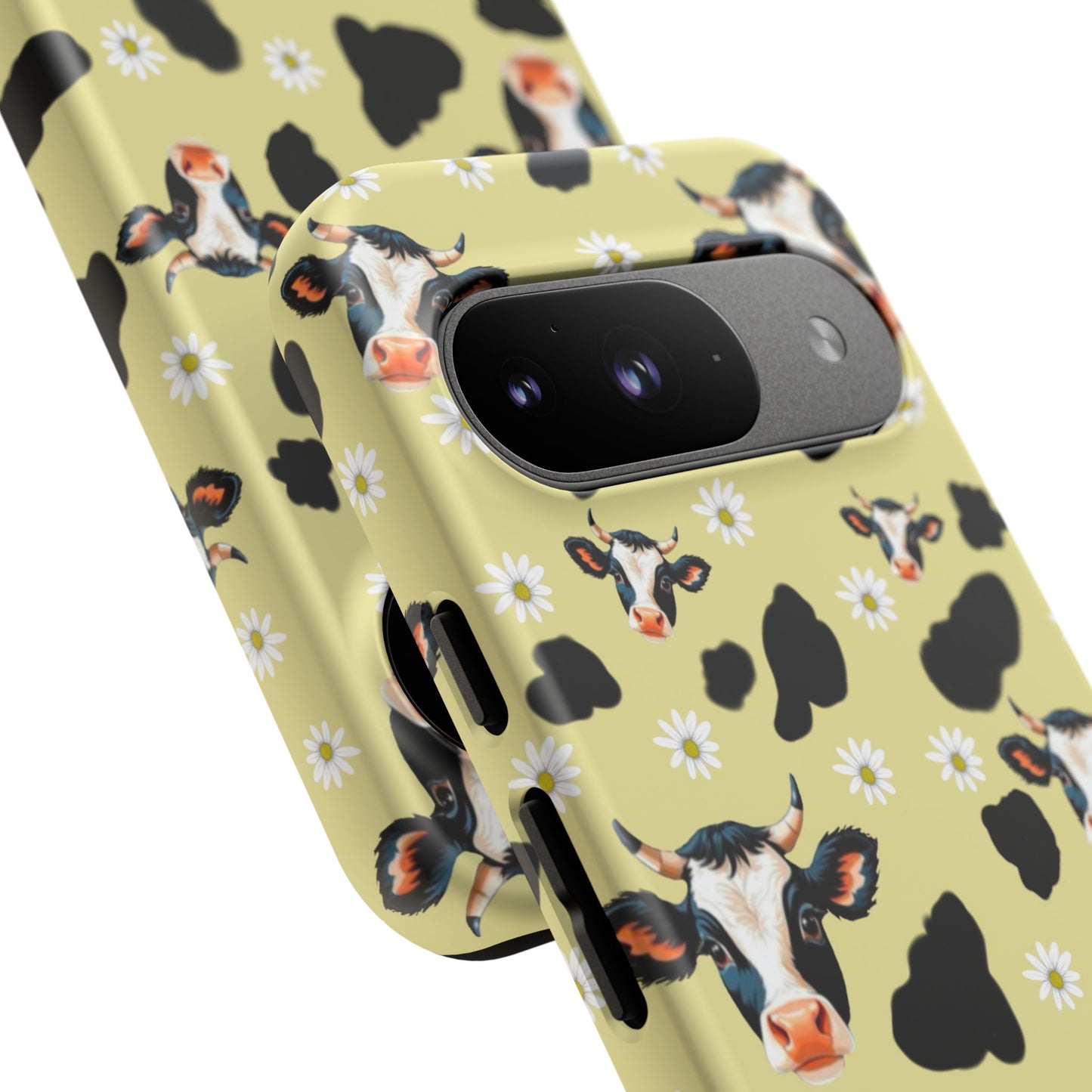 Cow Print Phone Case - Cute Protection for Animal Lovers, Gift for Farmhouse Decor, Cheerful Cow Design