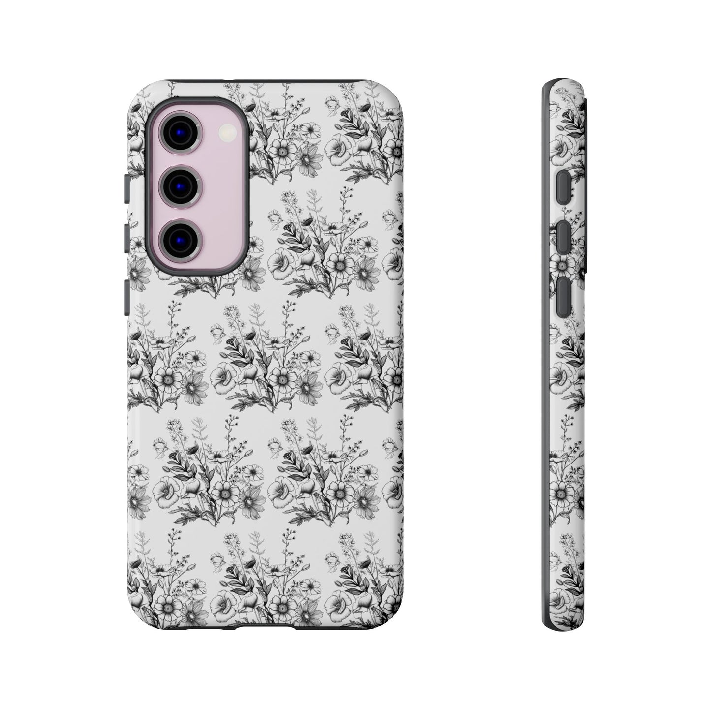 Floral Phone Case, Tough Cases with Elegant Black and White Design, Protective Cover for Fashion Lovers, Unique Gift for All [...]