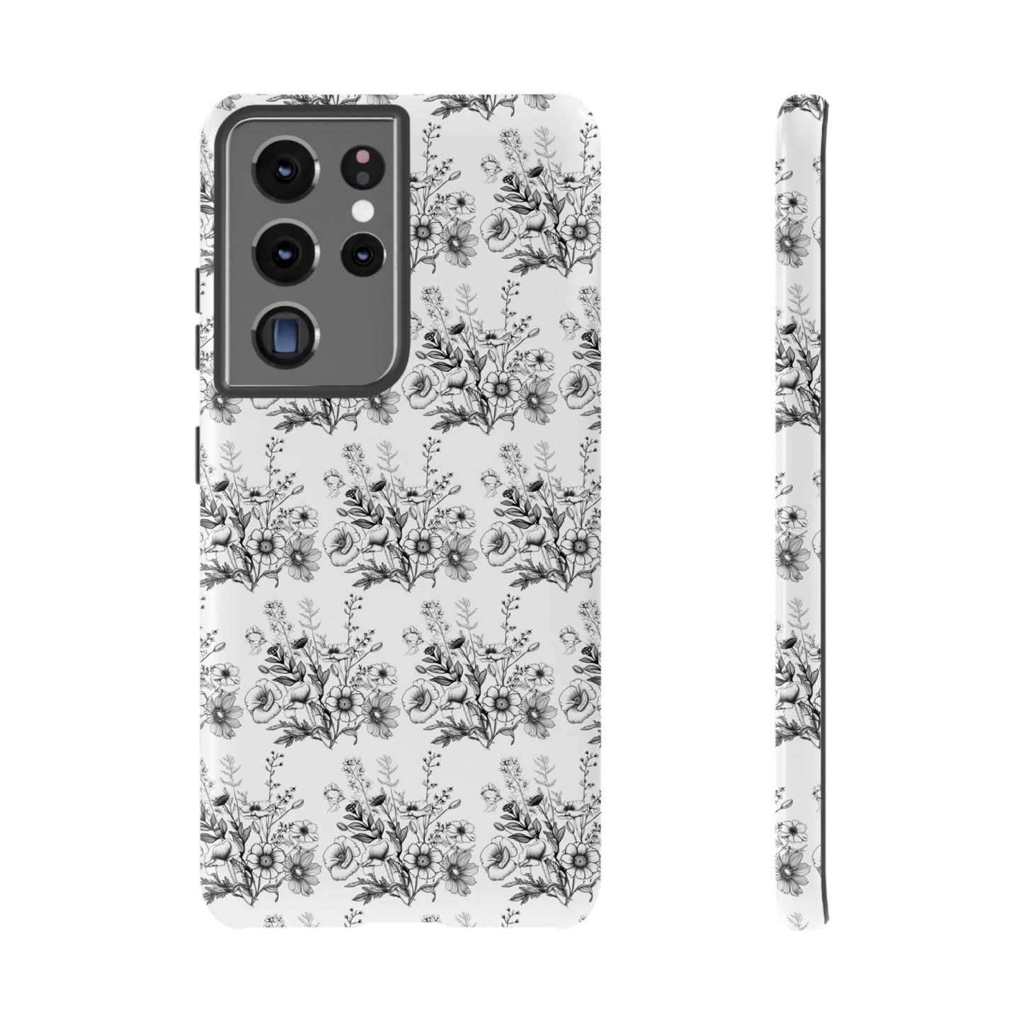 Floral Phone Case, Tough Cases with Elegant Black and White Design, Protective Cover for Fashion Lovers, Unique Gift for All [...]