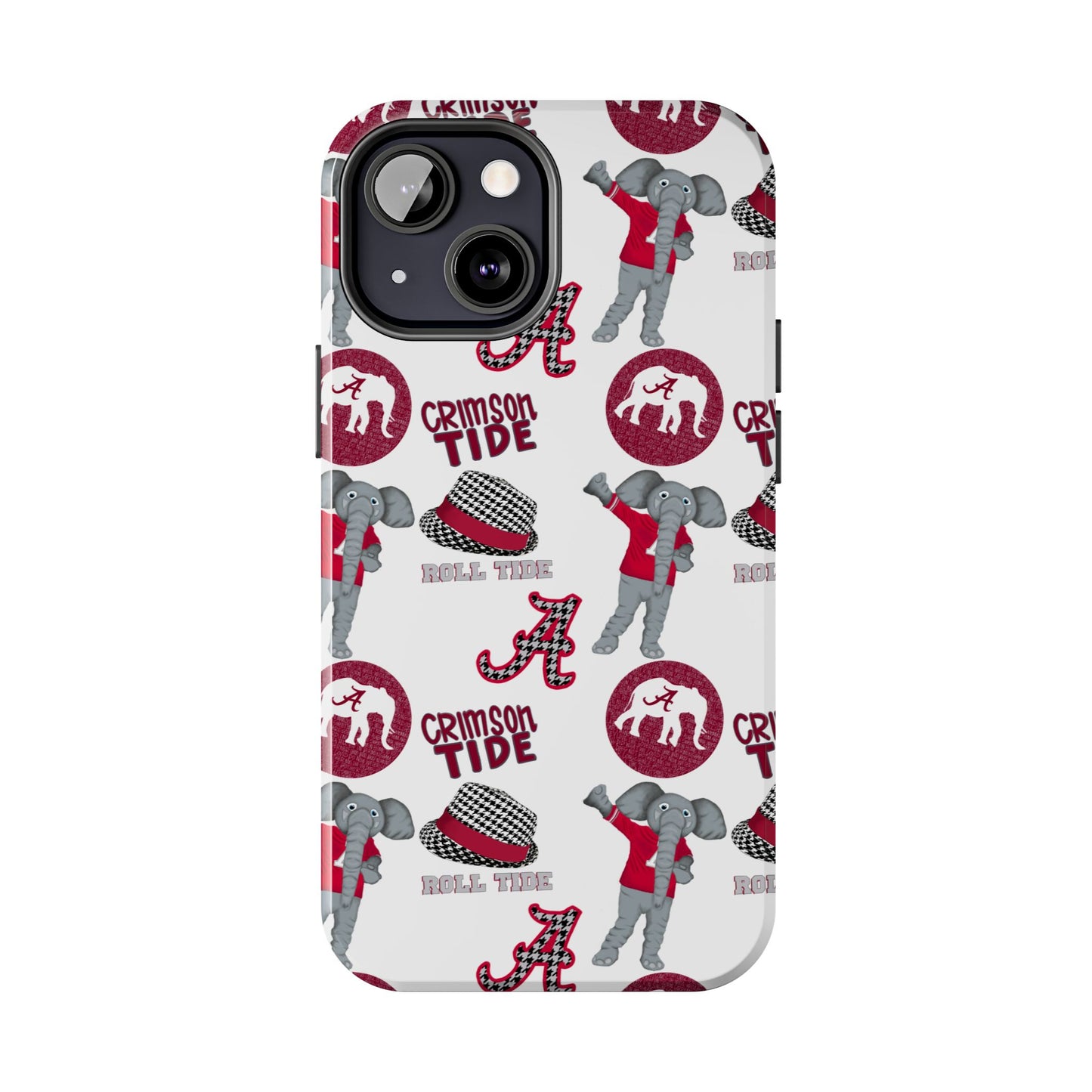 Alabama Crimson Tide Phone Case - Tough, Durable, Elephant Design, Sports Fan Accessories, College Team Gift, Graduation Presents