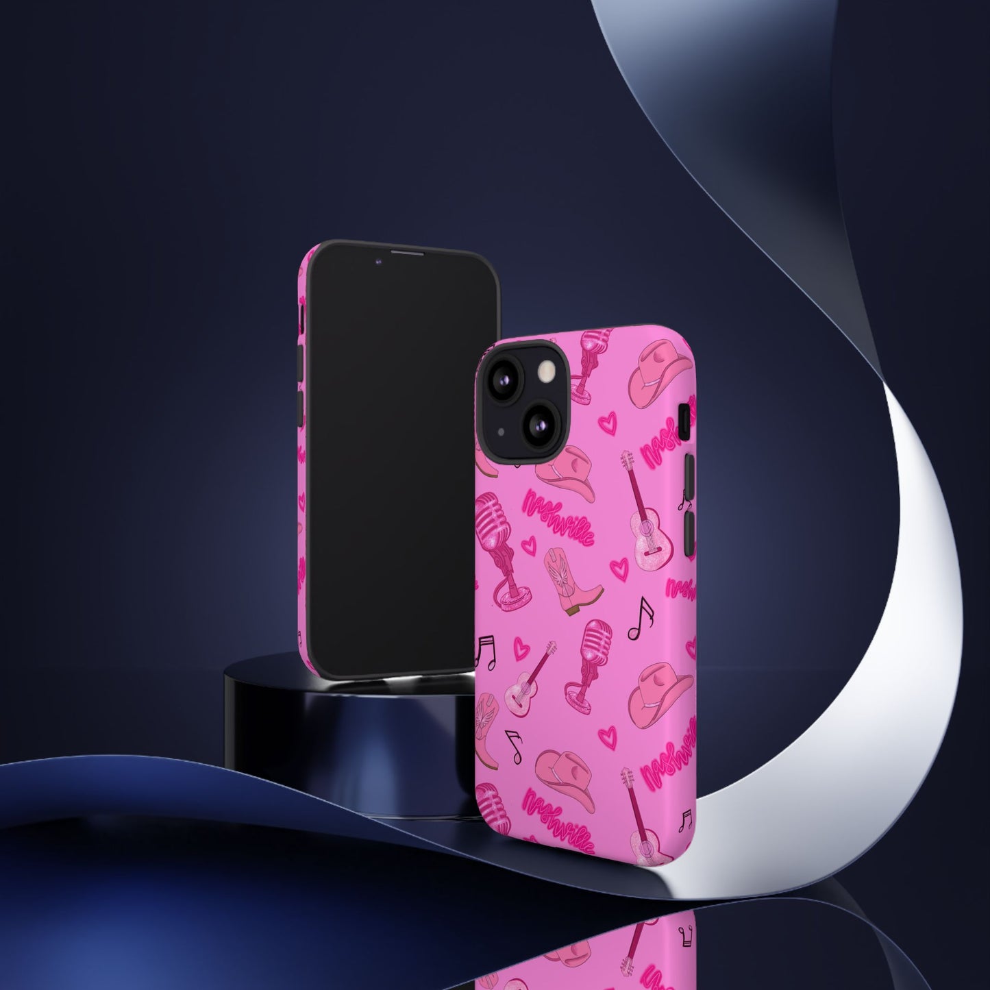 Pink Music Cases for Tough Love, Music Lover Gift, Phone Accessories, Cute Phone Covers, Stylish Cases for Women