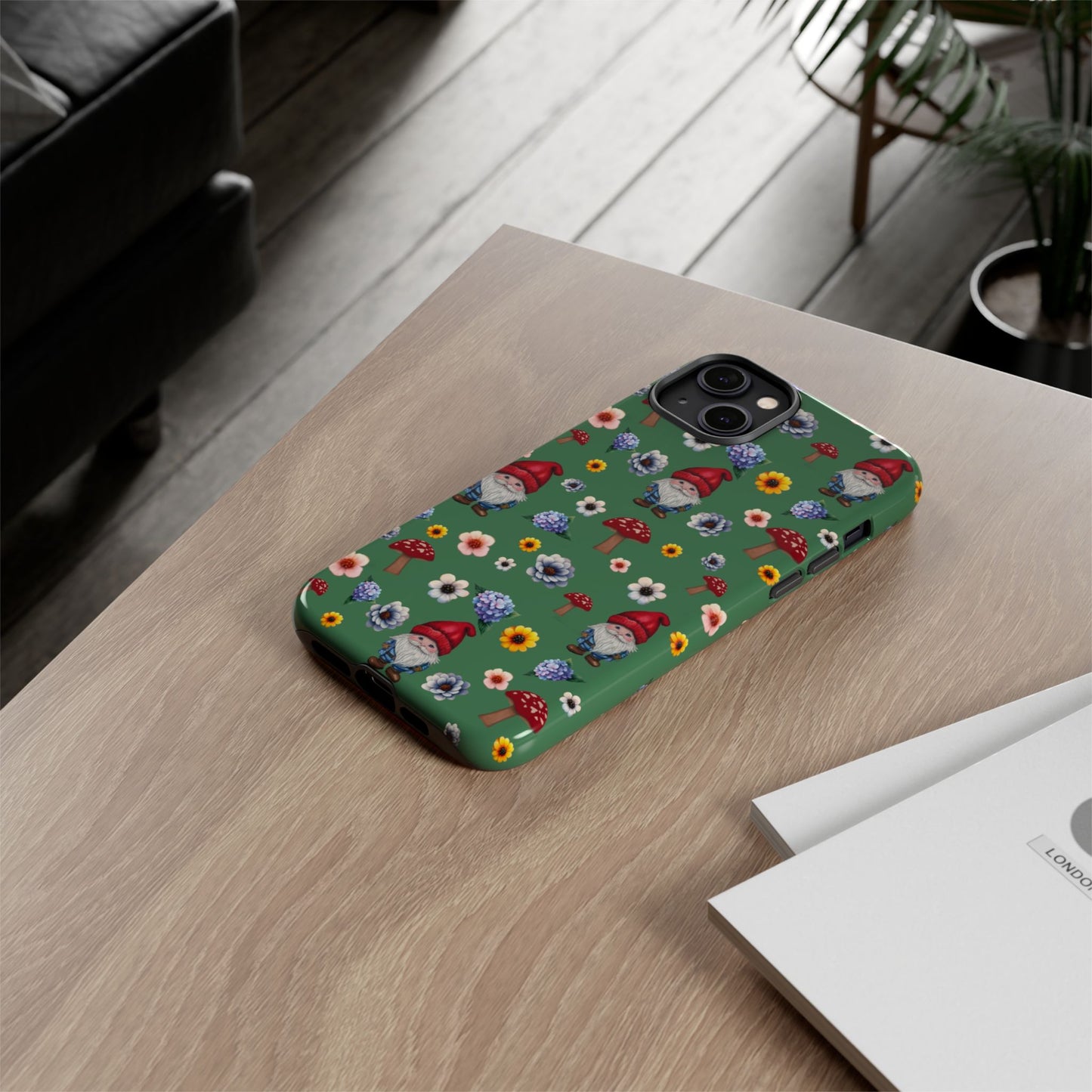 Gnome Garden Phone Case | Tough Cases for Nature Lovers | Cute Gnome Pattern | Floral & Mushroom Design | Gifts for Friends, Birthday [...]