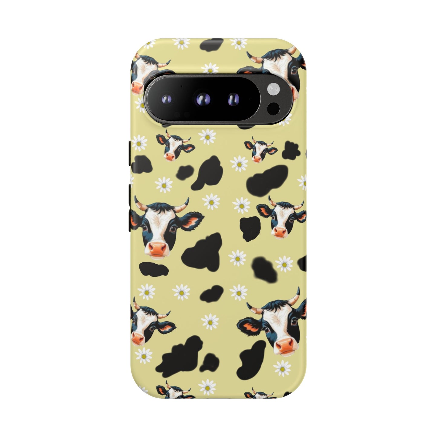 Cow Print Phone Case - Cute Protection for Animal Lovers, Gift for Farmhouse Decor, Cheerful Cow Design