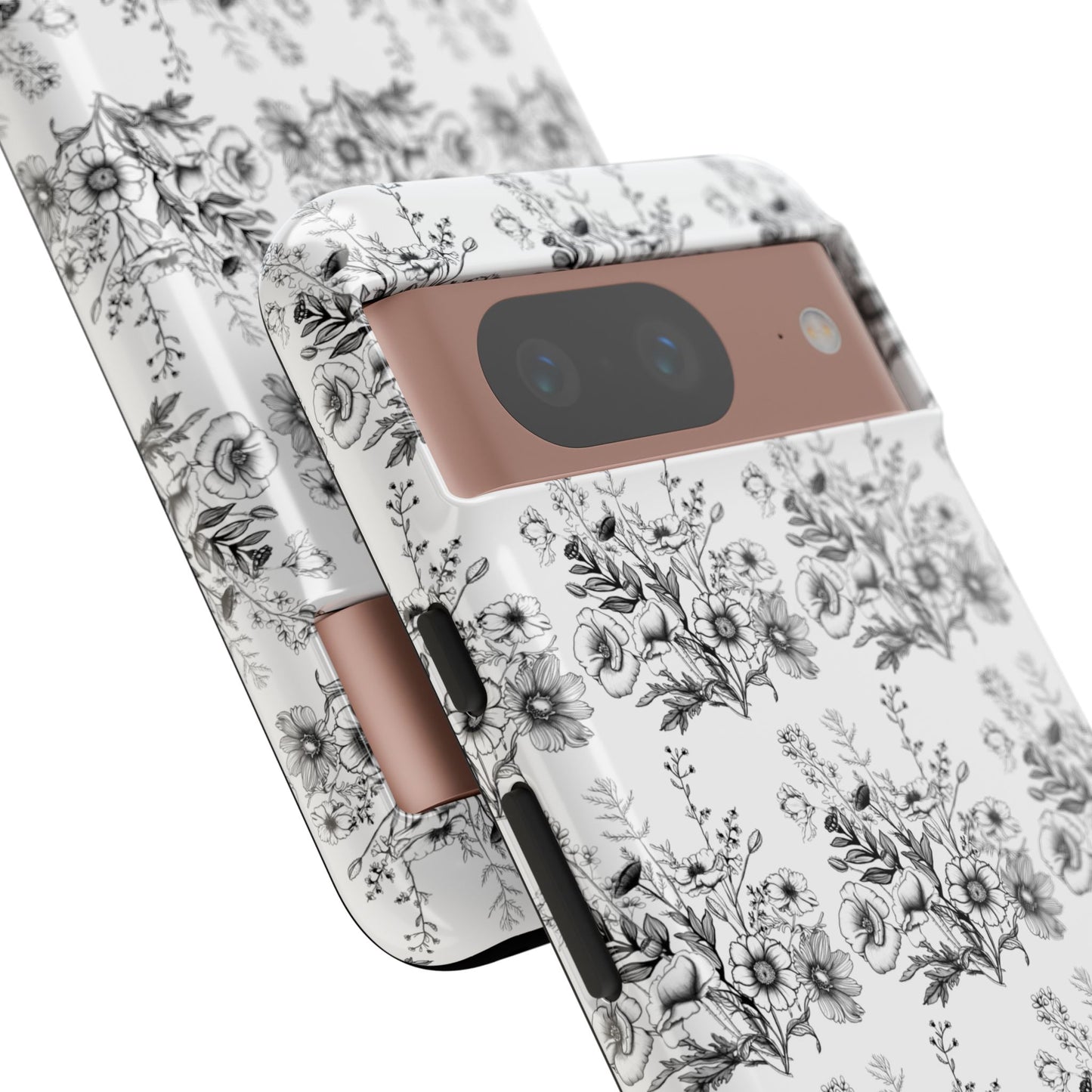 Floral Phone Case, Tough Cases with Elegant Black and White Design, Protective Cover for Fashion Lovers, Unique Gift for All [...]