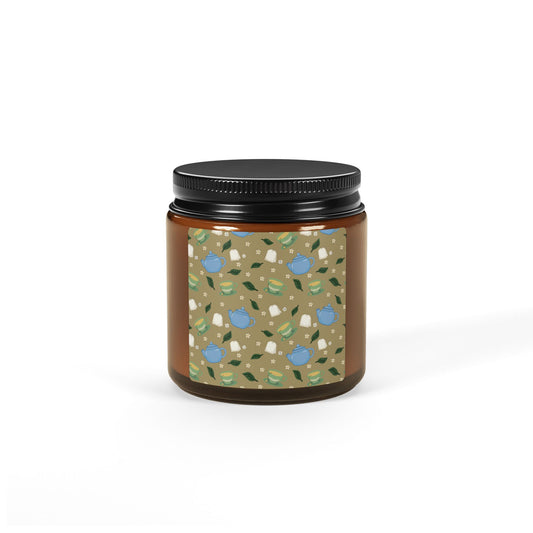 Teacup- themed Scented Soy Candle - Aromatherapy Decor, Mood Enhancer, Perfect Gift for Home, Relaxation, Birthday, or Spa
