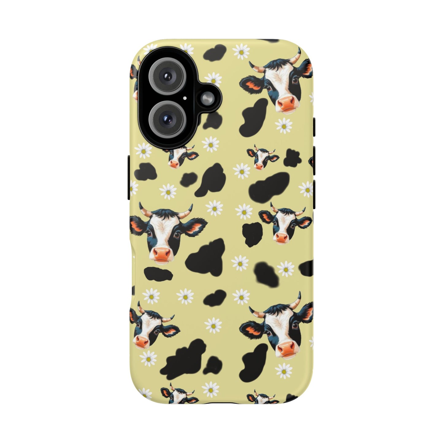 Cow Print Phone Case - Cute Protection for Animal Lovers, Gift for Farmhouse Decor, Cheerful Cow Design