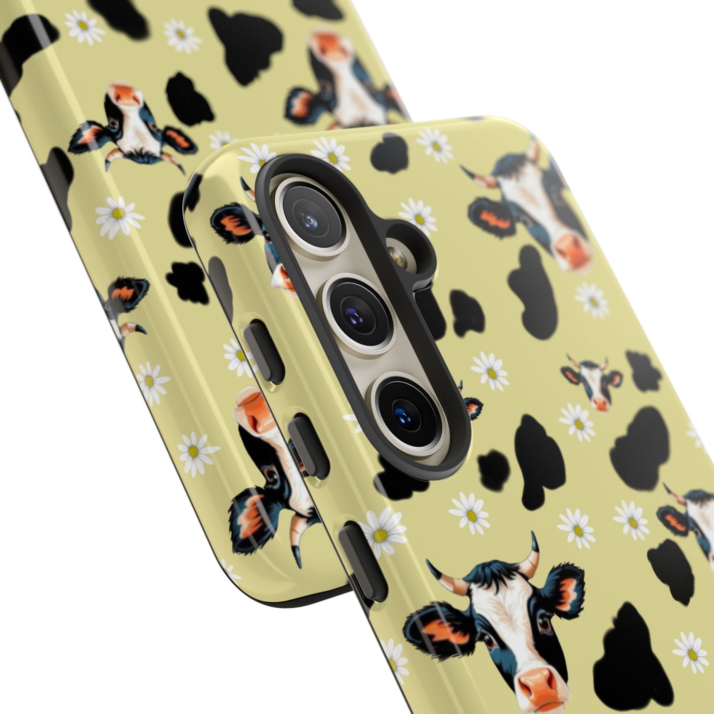 Cow Print Phone Case - Cute Protection for Animal Lovers, Gift for Farmhouse Decor, Cheerful Cow Design