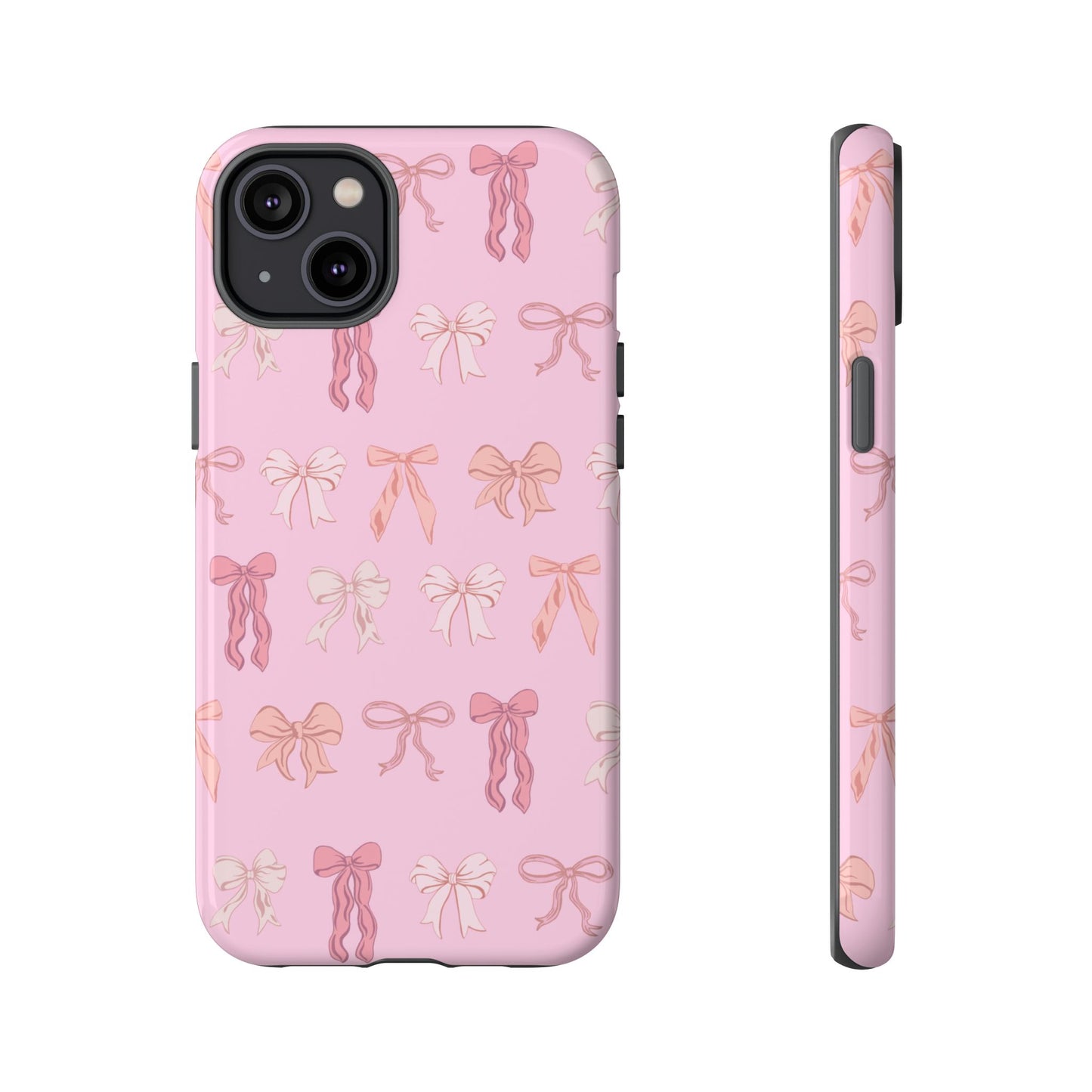 Cute Phone Case with Bow Design | Pink Aesthetic | Gifts for Her, Birthday Present, Trendy Phone Accessories, Fashionable Tech Cover