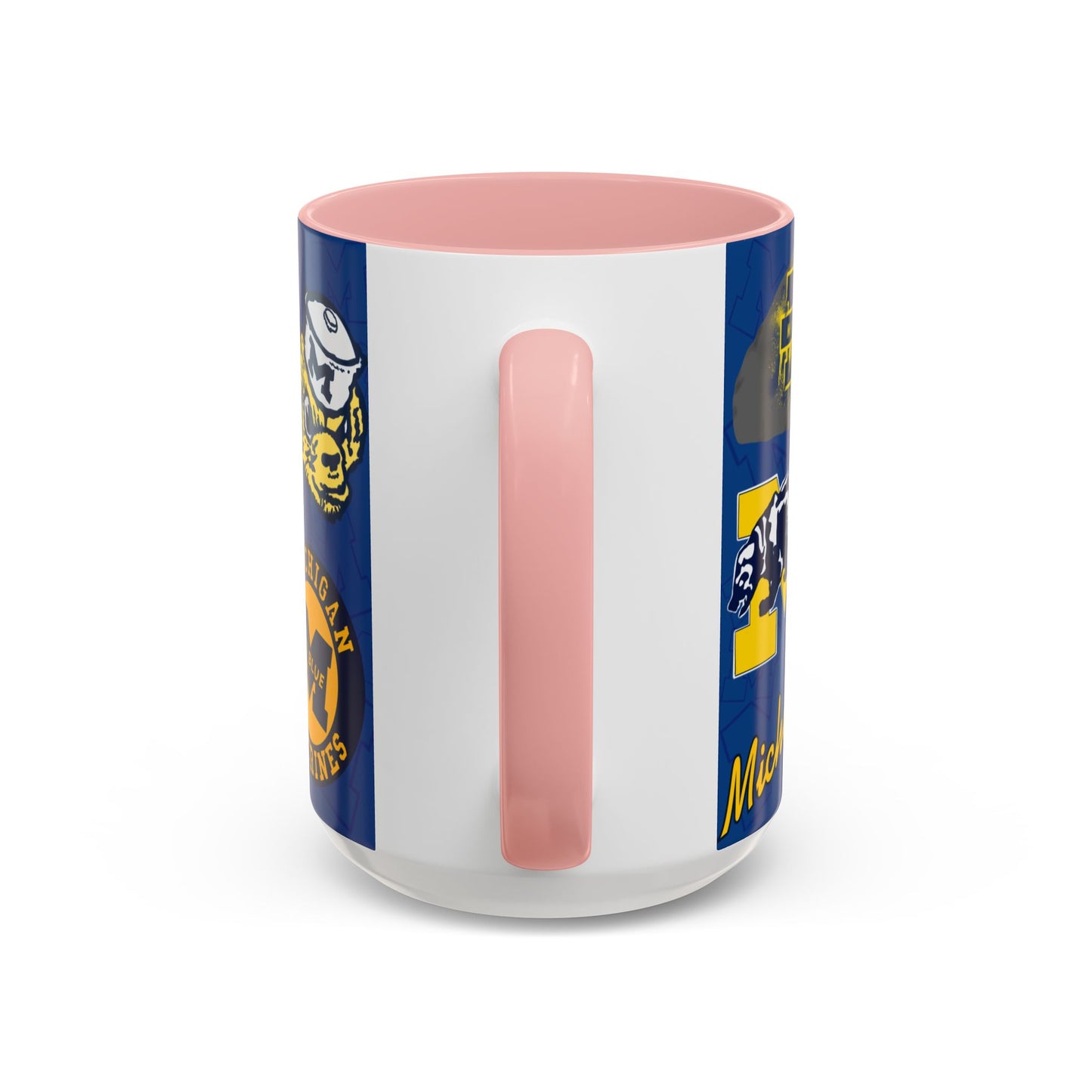 Michigan Wolverines Accent Coffee Mug - Perfect for Game Day, Fan Gift, Coffee Lovers, Sports Decor, College Spirit