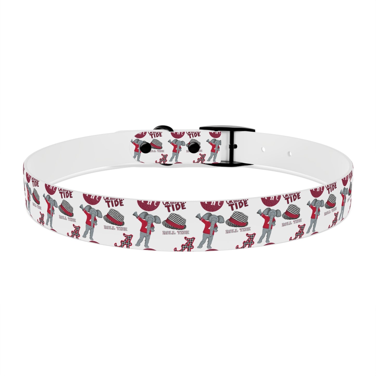 Alabama Crimson Tide Dog Collar - Pet Accessory, Dog Lover Gift, Sports Team Collar, Custom Dog Gear, Football Fan Merchandise