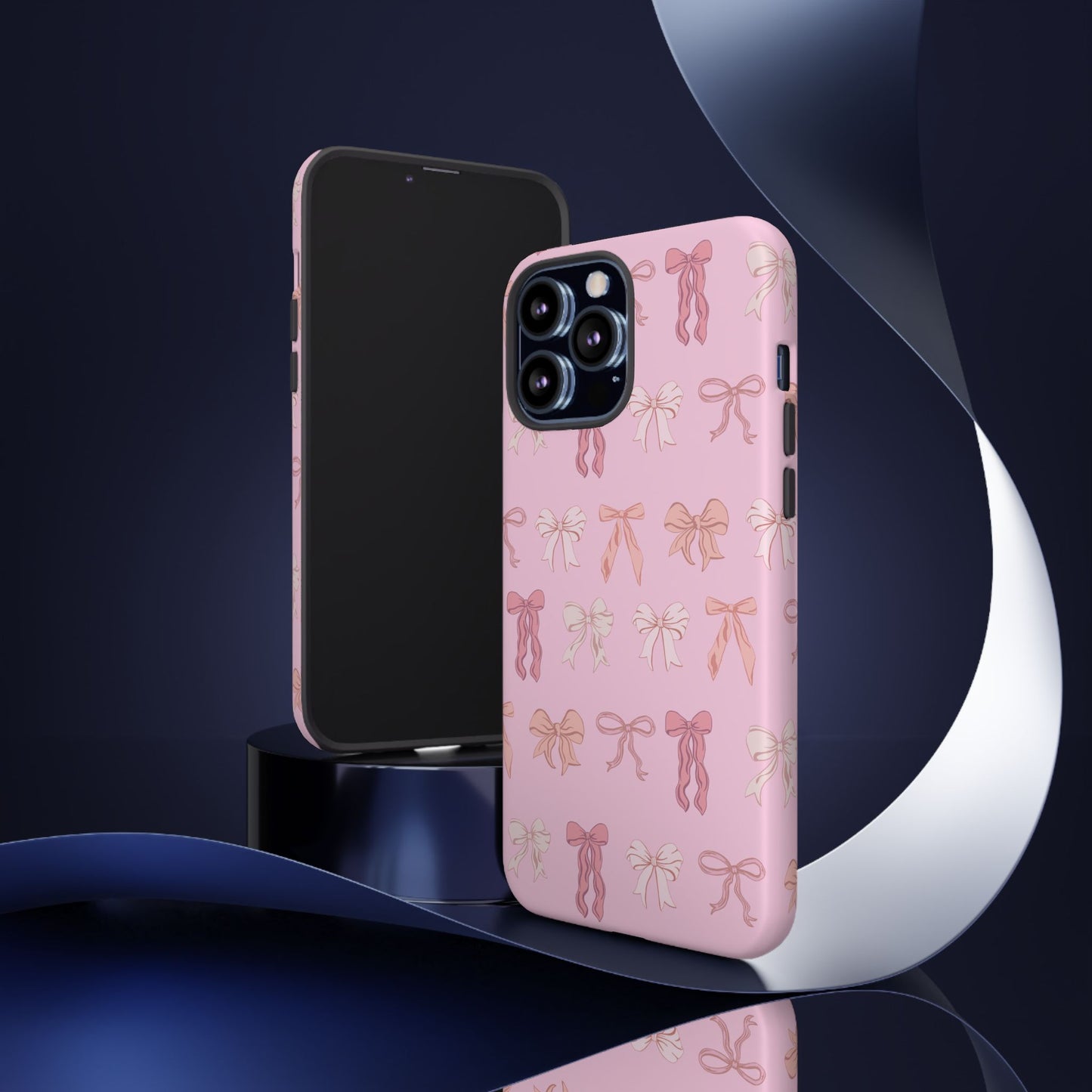 Cute Phone Case with Bow Design | Pink Aesthetic | Gifts for Her, Birthday Present, Trendy Phone Accessories, Fashionable Tech Cover