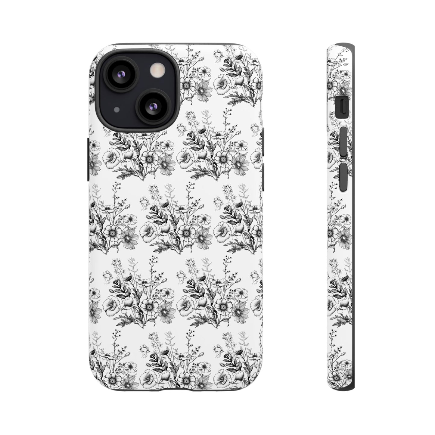Floral Phone Case, Tough Cases with Elegant Black and White Design, Protective Cover for Fashion Lovers, Unique Gift for All [...]