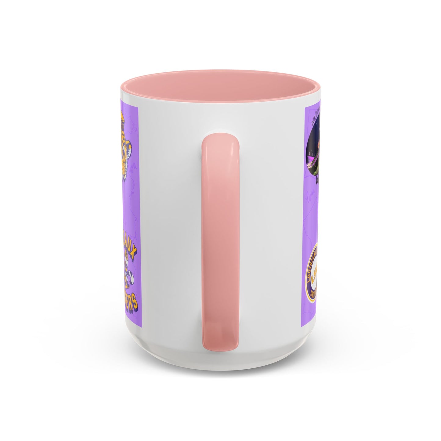 LSU Tigers Accent Coffee Mug - Perfect for Sports Fans, Gift for Graduates, Home Decor, College Student, Game Day Essentials