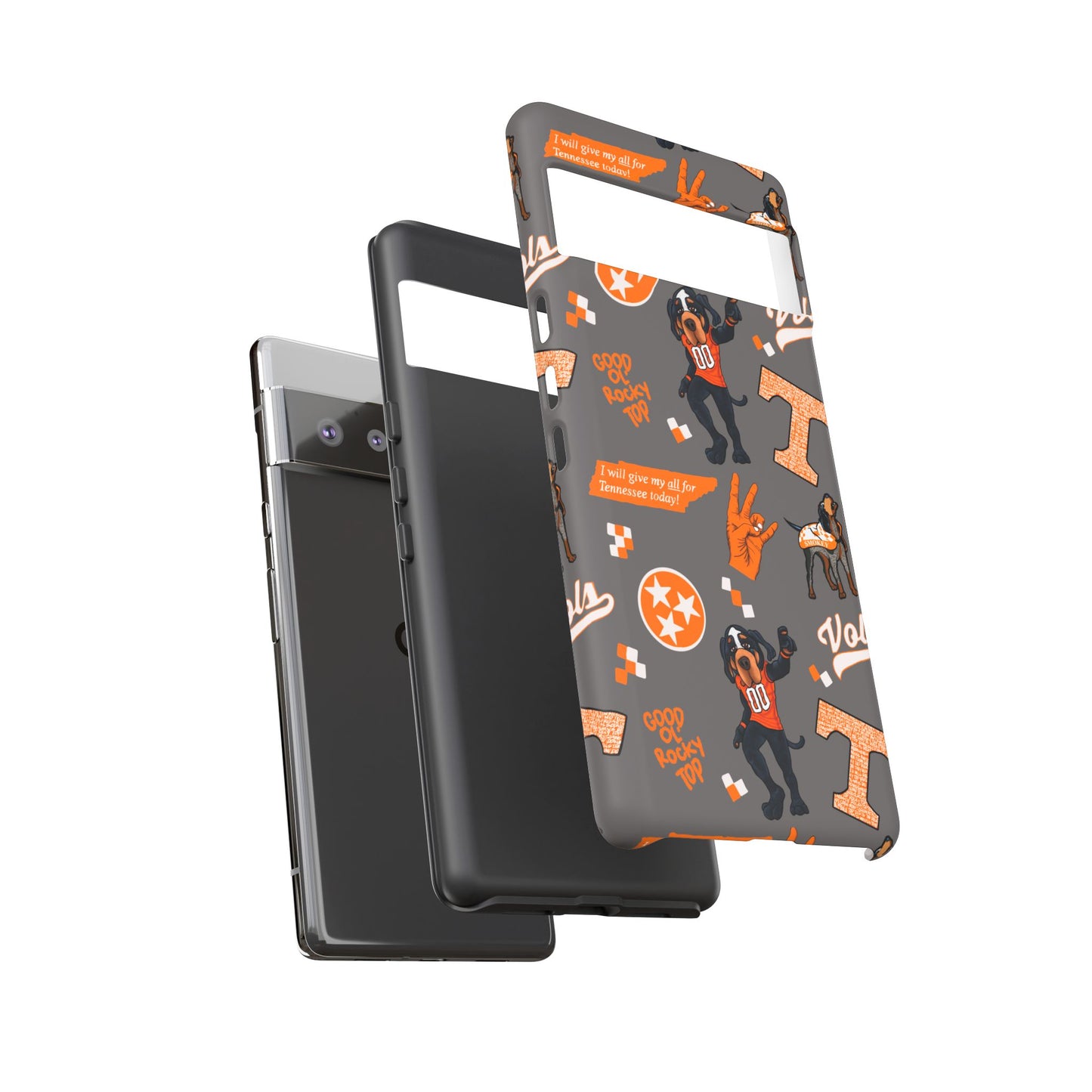 Tough Cases - Tennessee Fan Phone Case, Sports Team Accessory, Gift for Volunteers Fans, Durable Cover, College Game Day