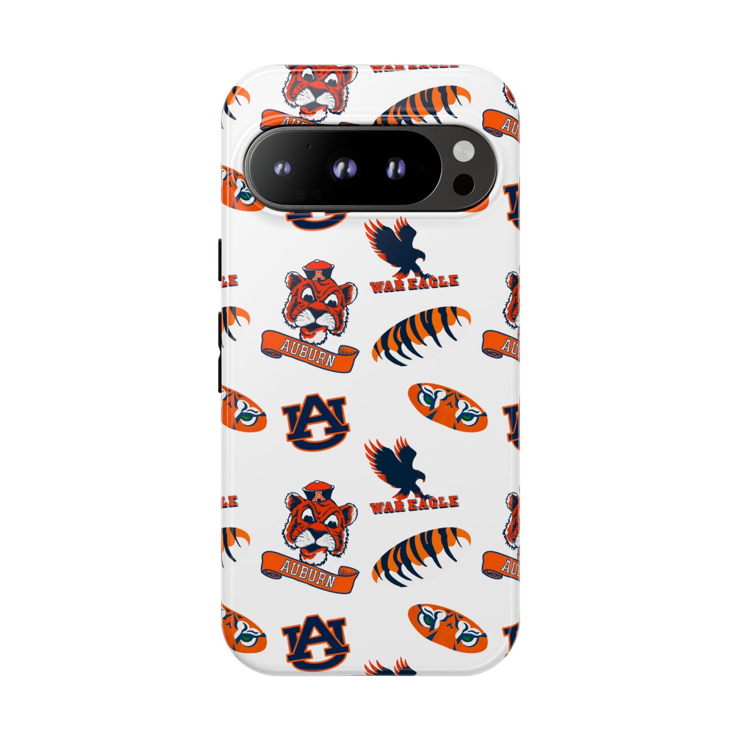 Auburn Fan Phone Case, Sports Team Accessory, Gift for Auburn Fans, Durable Cover, College Game Day