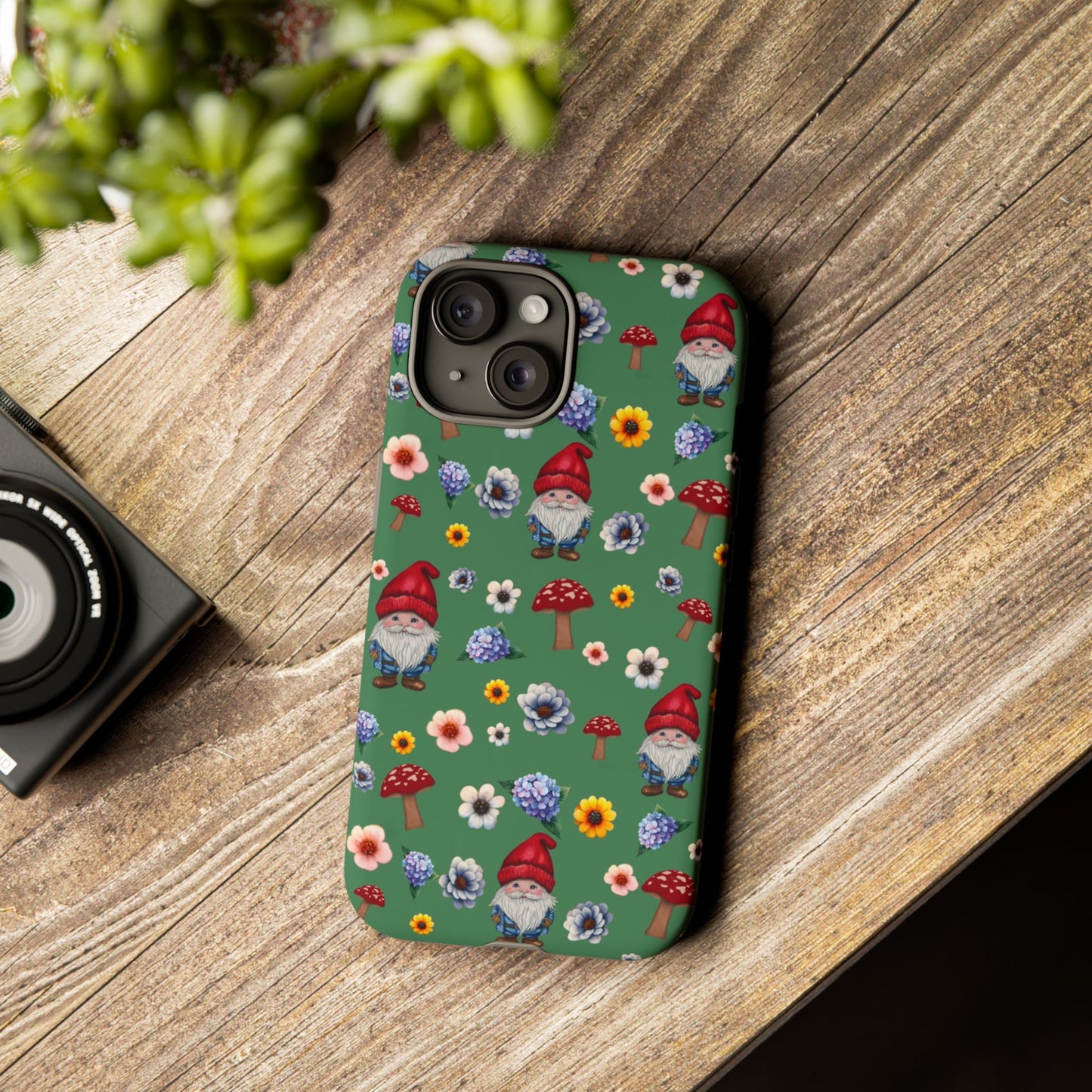 Gnome Garden Phone Case | Tough Cases for Nature Lovers | Cute Gnome Pattern | Floral & Mushroom Design | Gifts for Friends, Birthday [...]