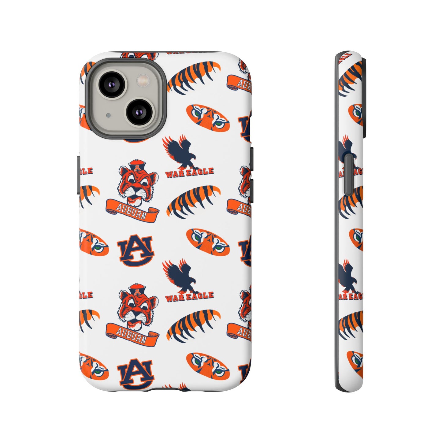 Auburn Fan Phone Case, Sports Team Accessory, Gift for Auburn Fans, Durable Cover, College Game Day