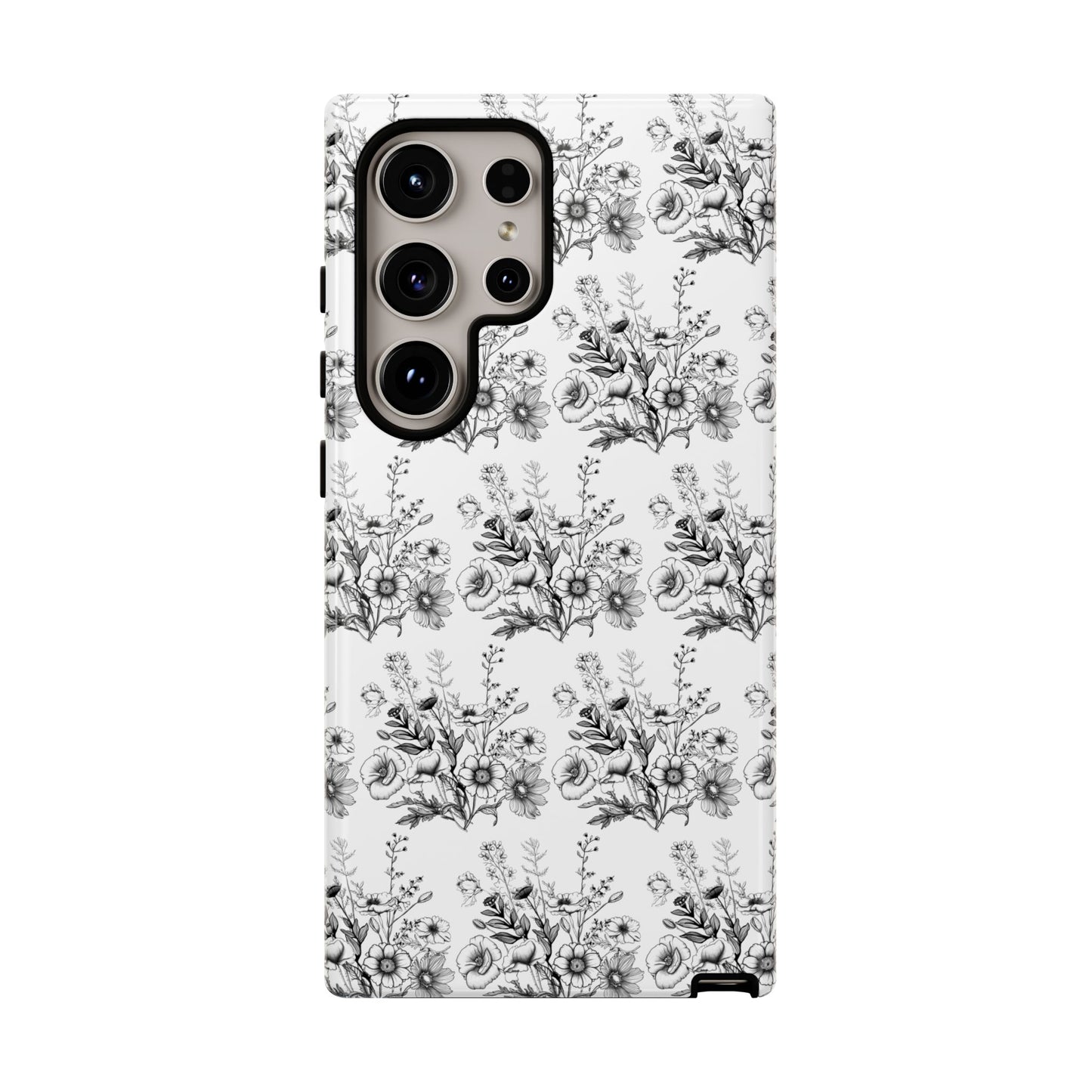 Floral Phone Case, Tough Cases with Elegant Black and White Design, Protective Cover for Fashion Lovers, Unique Gift for All [...]