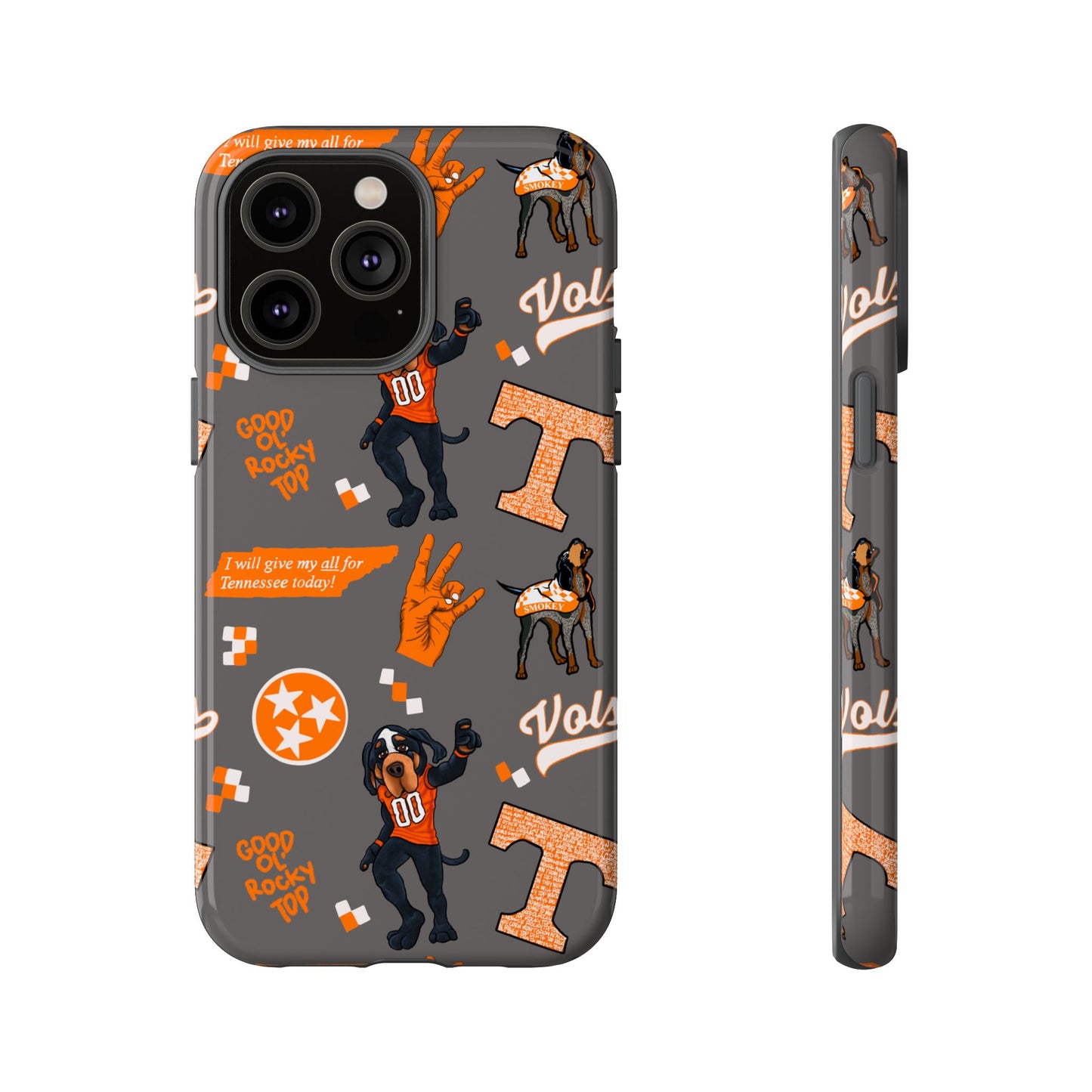 Tough Cases - Tennessee Fan Phone Case, Sports Team Accessory, Gift for Volunteers Fans, Durable Cover, College Game Day