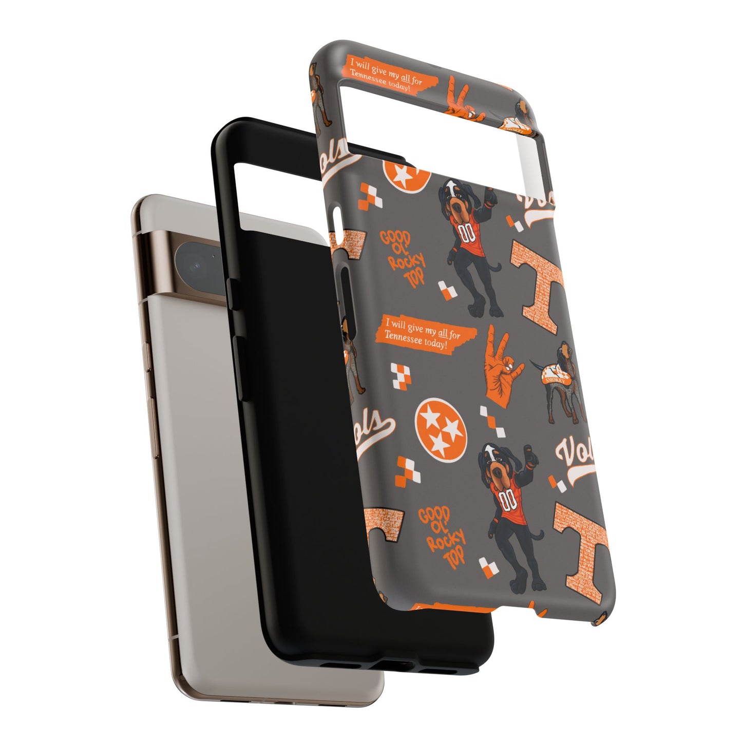 Tough Cases - Tennessee Fan Phone Case, Sports Team Accessory, Gift for Volunteers Fans, Durable Cover, College Game Day