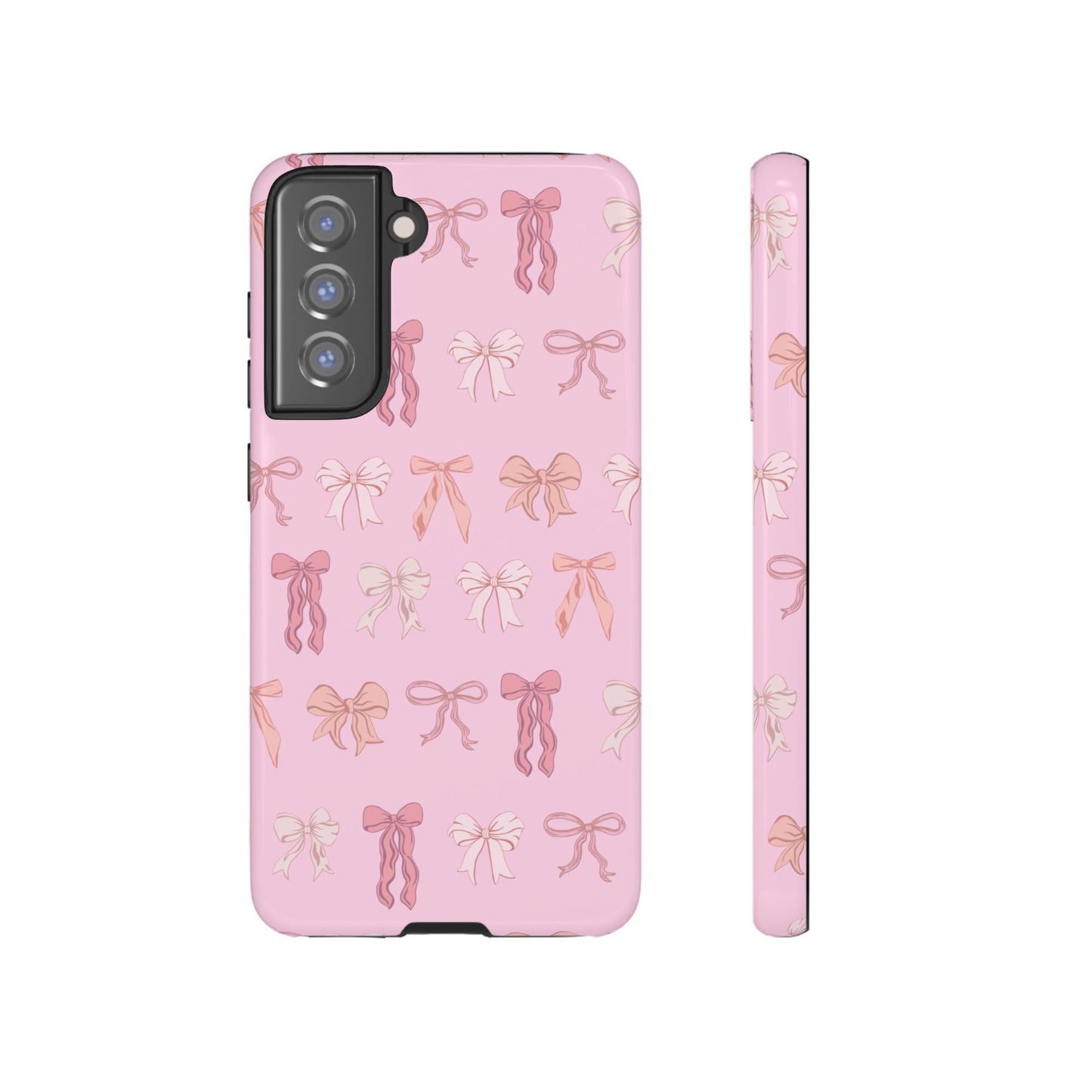 Cute Phone Case with Bow Design | Pink Aesthetic | Gifts for Her, Birthday Present, Trendy Phone Accessories, Fashionable Tech Cover