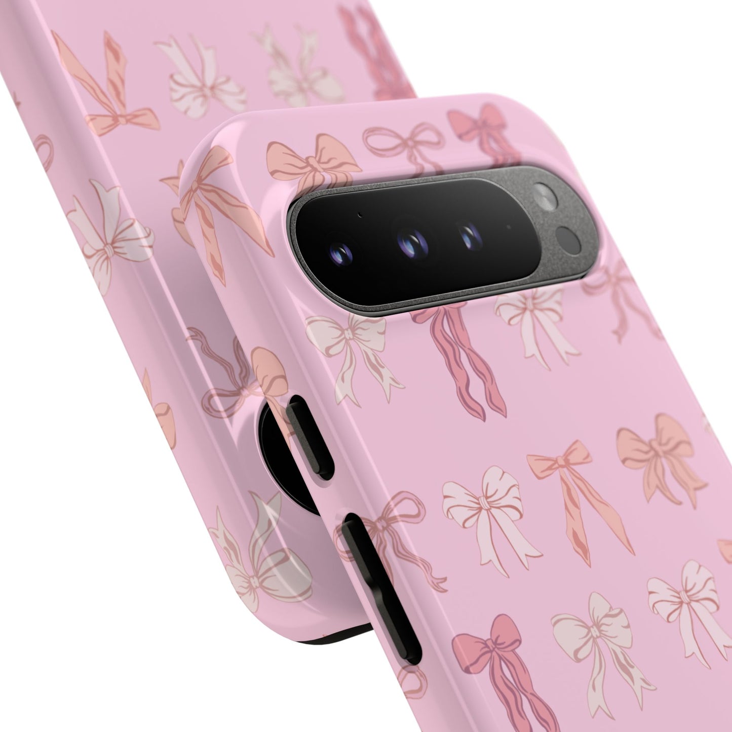 Cute Phone Case with Bow Design | Pink Aesthetic | Gifts for Her, Birthday Present, Trendy Phone Accessories, Fashionable Tech Cover