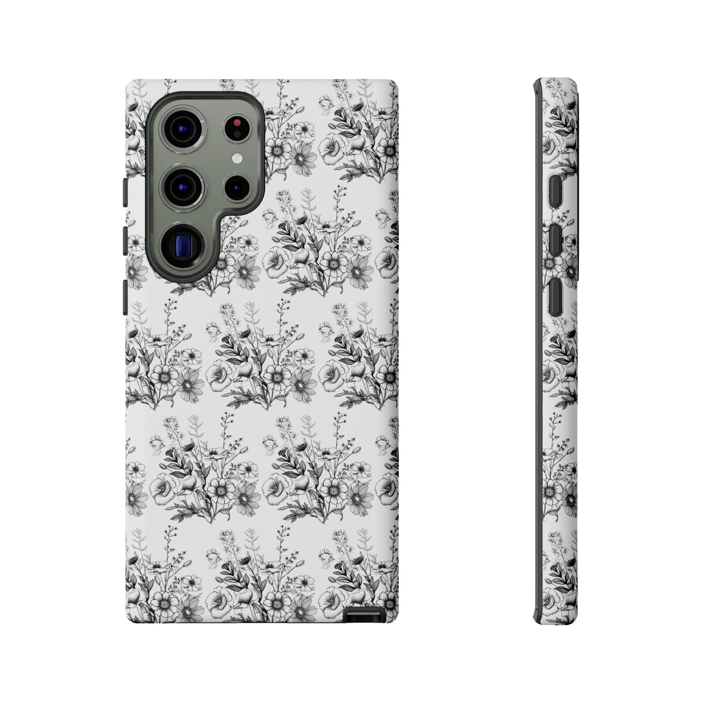 Floral Phone Case, Tough Cases with Elegant Black and White Design, Protective Cover for Fashion Lovers, Unique Gift for All [...]
