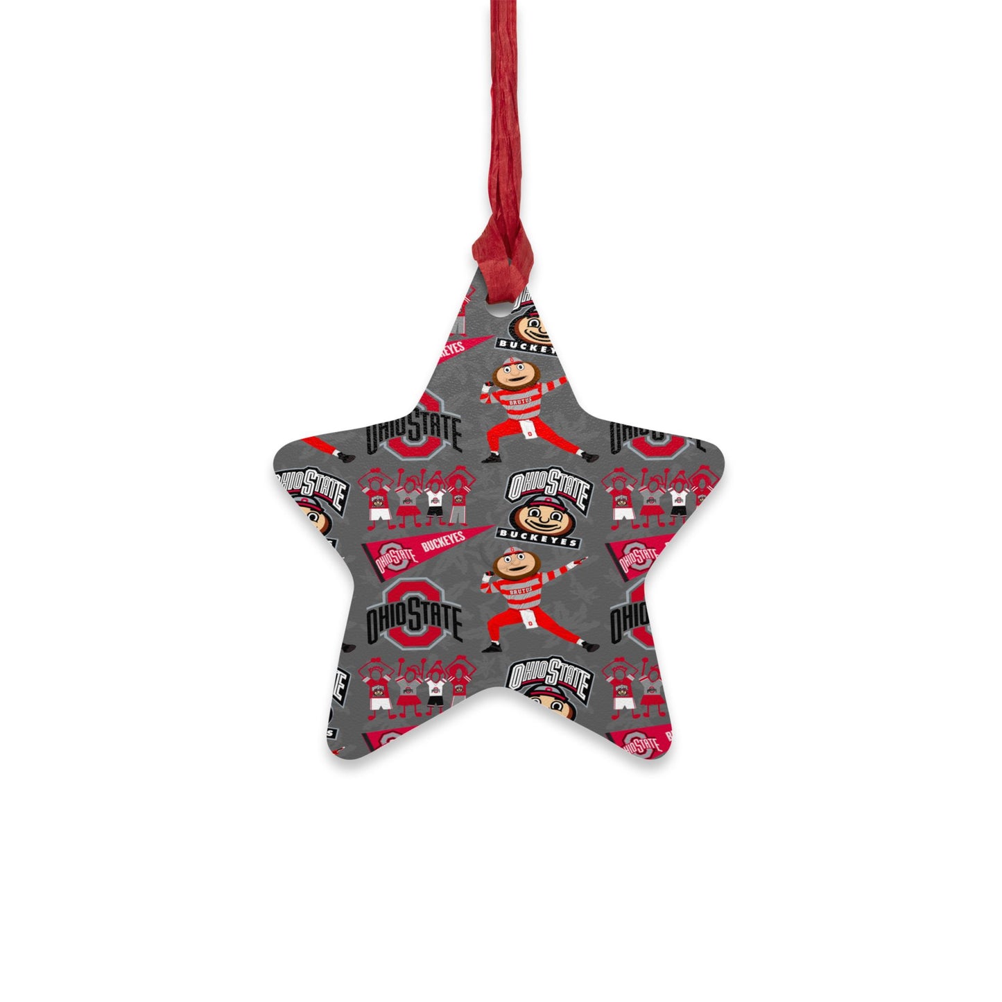 Ohio State Wooden Ornaments, Holiday Decorations, College Sports Decor, Personalized Gift, Christmas Ornaments