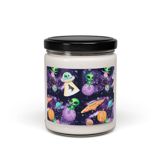 Alien Scented Soy Candle | Cozy Home Decor, Gift, Candle for Relaxation, Cute Home Fragrance