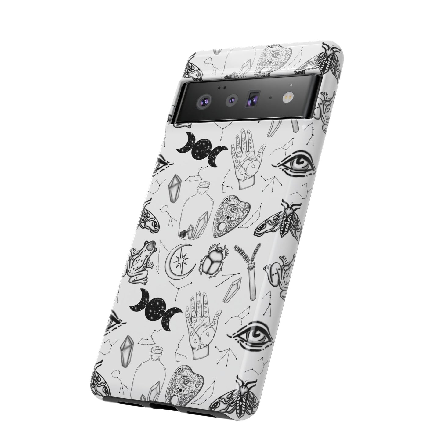 Mystical Phone Case | Boho Aesthetic Cover, Witchy Gift, Crystal Art Protection, Astrology Decor, Unique Cell Phone Skins