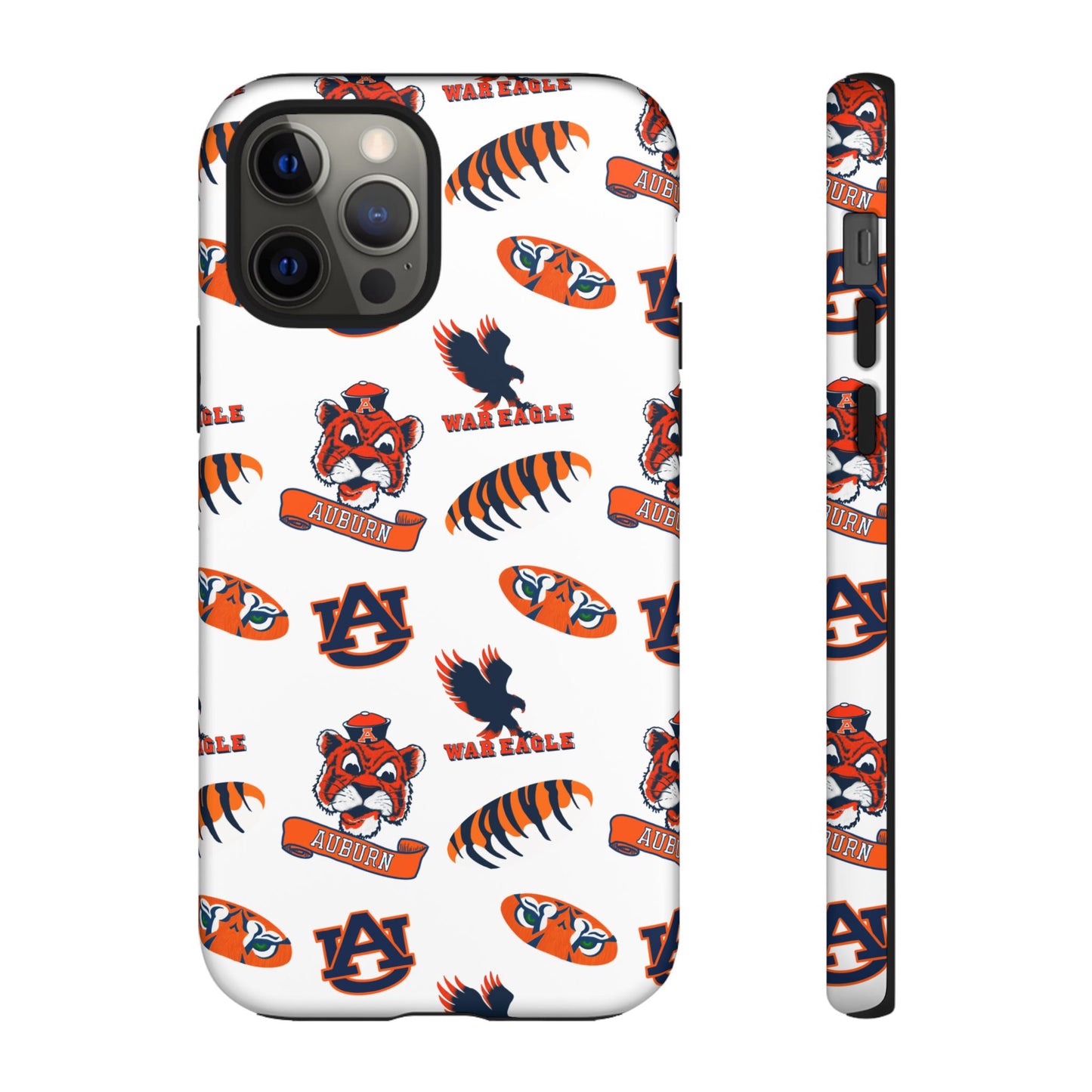 Auburn Fan Phone Case, Sports Team Accessory, Gift for Auburn Fans, Durable Cover, College Game Day
