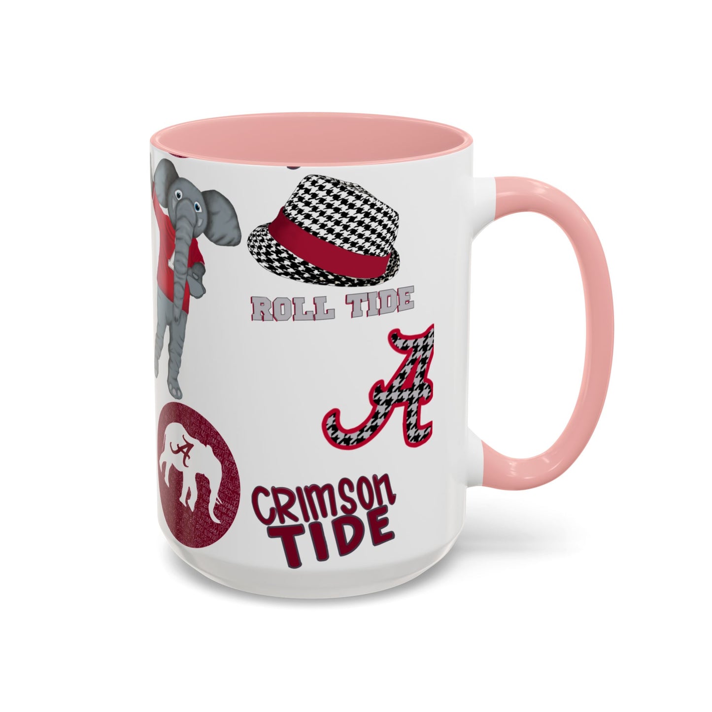 Crimson Tide Coffee Mug, Alabama Fan Cup, Roll Tide Mug, College Sports Gift, Game Day Drinkware