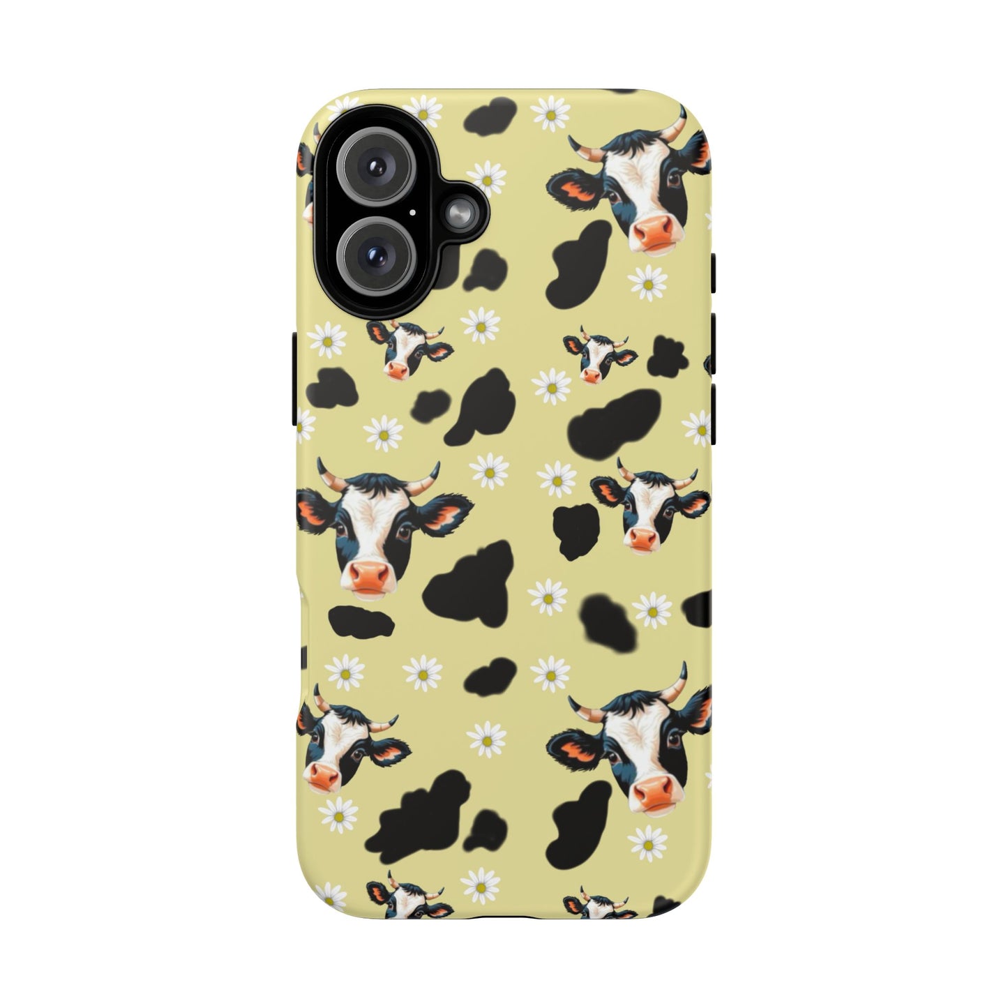 Cow Print Phone Case - Cute Protection for Animal Lovers, Gift for Farmhouse Decor, Cheerful Cow Design