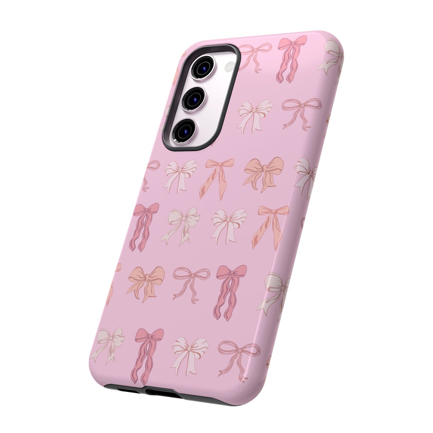 Cute Phone Case with Bow Design | Pink Aesthetic | Gifts for Her, Birthday Present, Trendy Phone Accessories, Fashionable Tech Cover