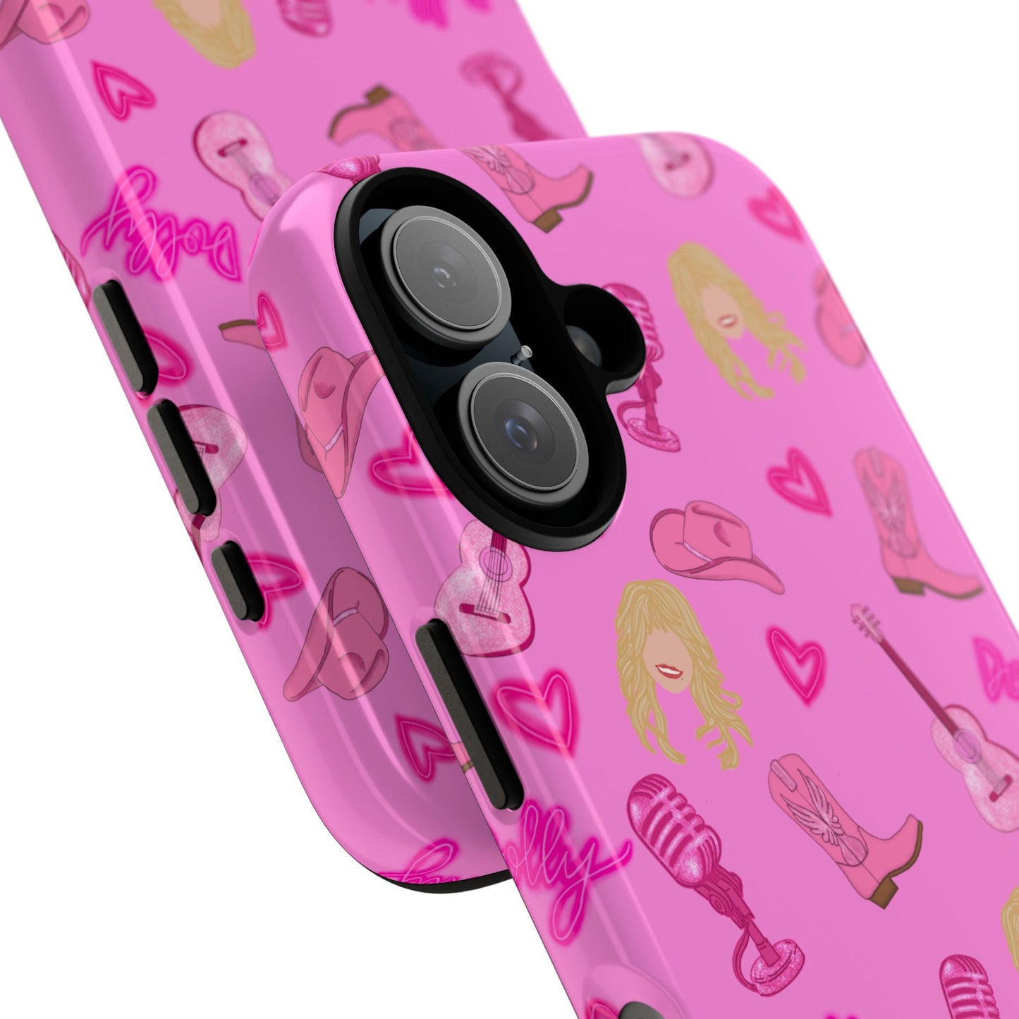 Dolly Parton Phone Case - Stylish Pink Protector for Music Lovers, Gift for Concert Goers, Women's Accessories, Trendy Tech