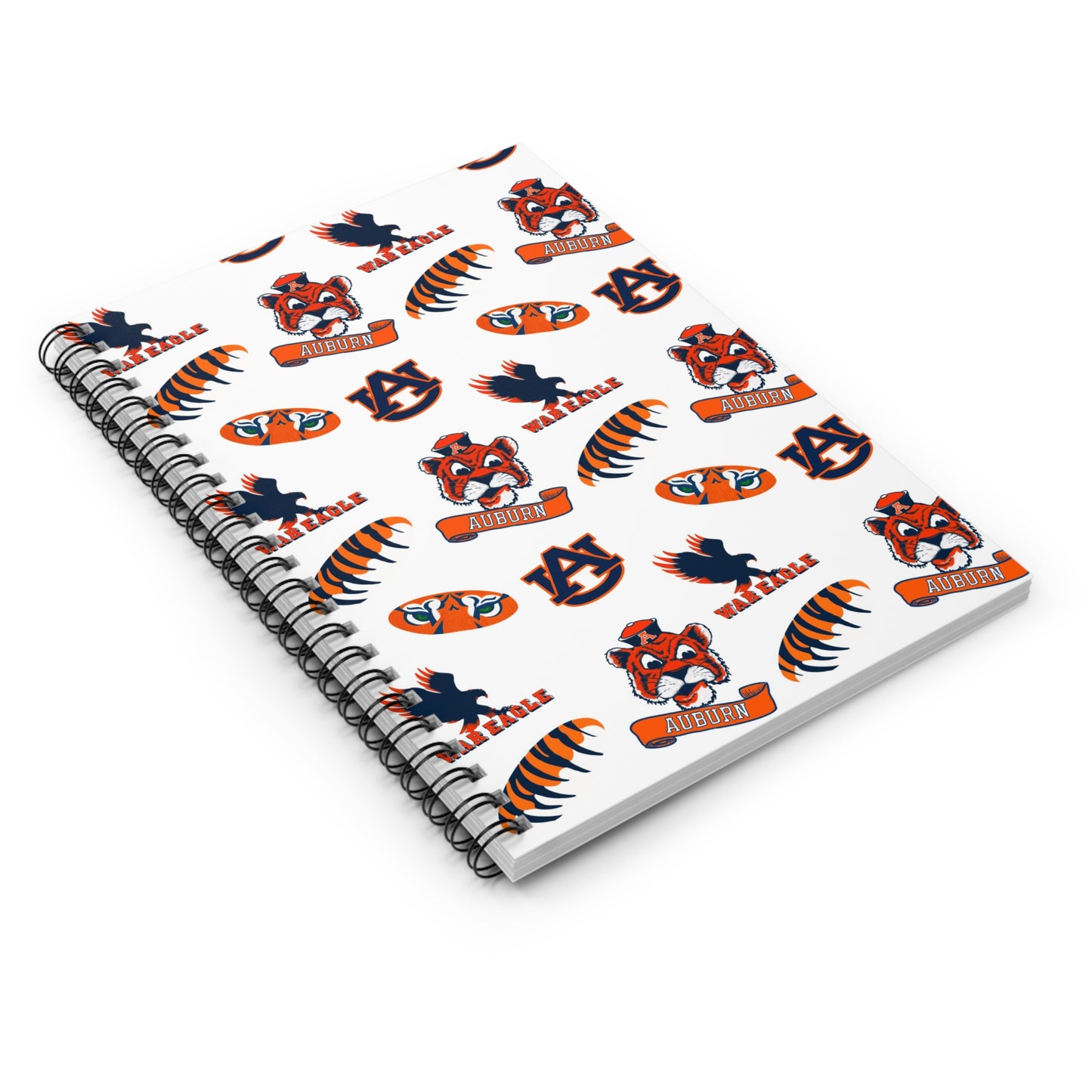 Auburn Spirit Spiral Notebook - Perfect for Students, Gifts, Journaling, School Supplies, Fan Merchandise
