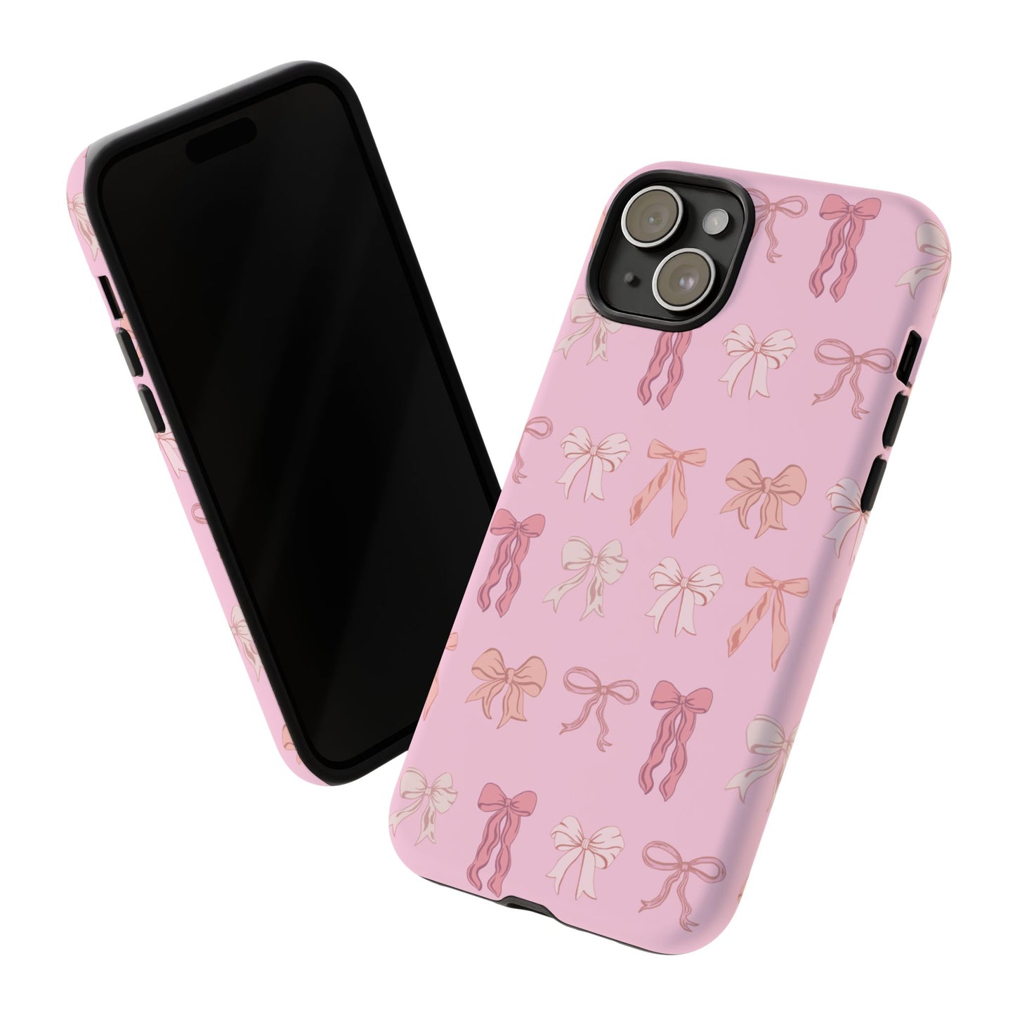 Cute Phone Case with Bow Design | Pink Aesthetic | Gifts for Her, Birthday Present, Trendy Phone Accessories, Fashionable Tech Cover
