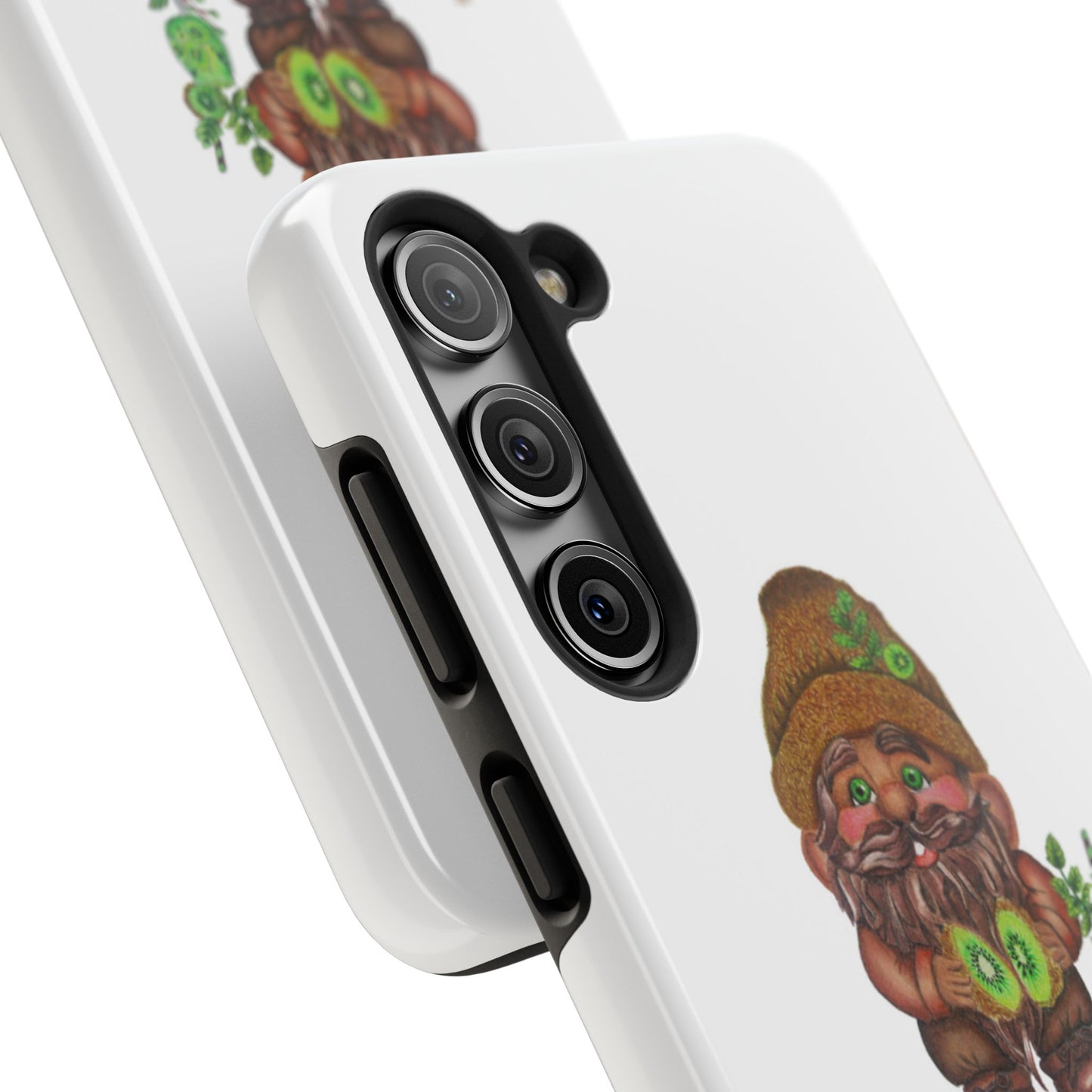 Funny Kiwi Gnome Phone Cases, Phone Covers for Gnome Lovers, Cute Gift for Gardeners, Unique Tech Accessories, Holiday Gifts