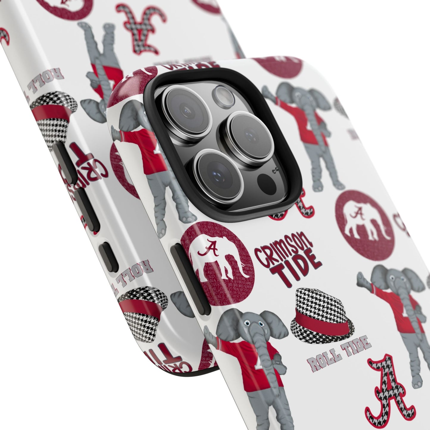 Alabama Crimson Tide Phone Case - Tough, Durable, Elephant Design, Sports Fan Accessories, College Team Gift, Graduation Presents