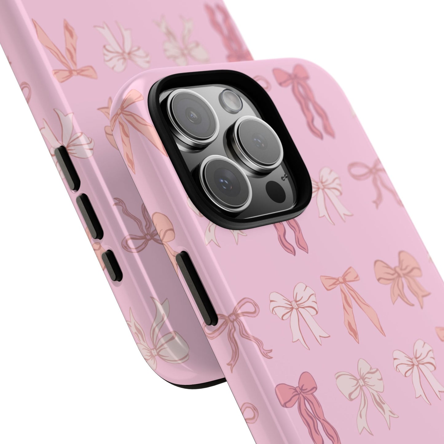 Cute Phone Case with Bow Design | Pink Aesthetic | Gifts for Her, Birthday Present, Trendy Phone Accessories, Fashionable Tech Cover