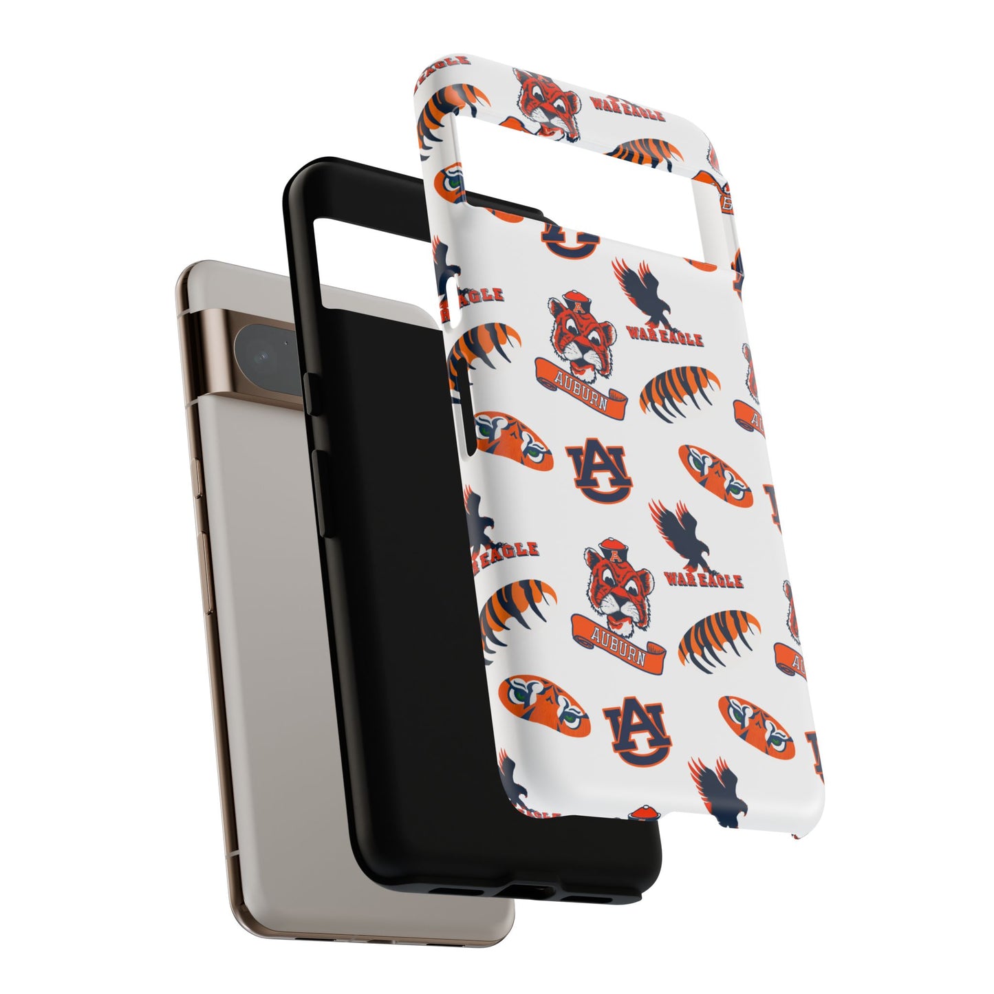 Auburn Fan Phone Case, Sports Team Accessory, Gift for Auburn Fans, Durable Cover, College Game Day
