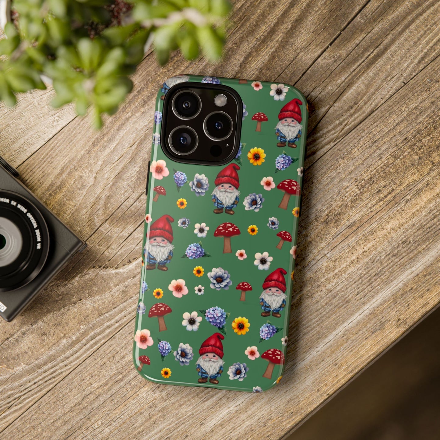 Gnome Garden Phone Case | Tough Cases for Nature Lovers | Cute Gnome Pattern | Floral & Mushroom Design | Gifts for Friends, Birthday [...]
